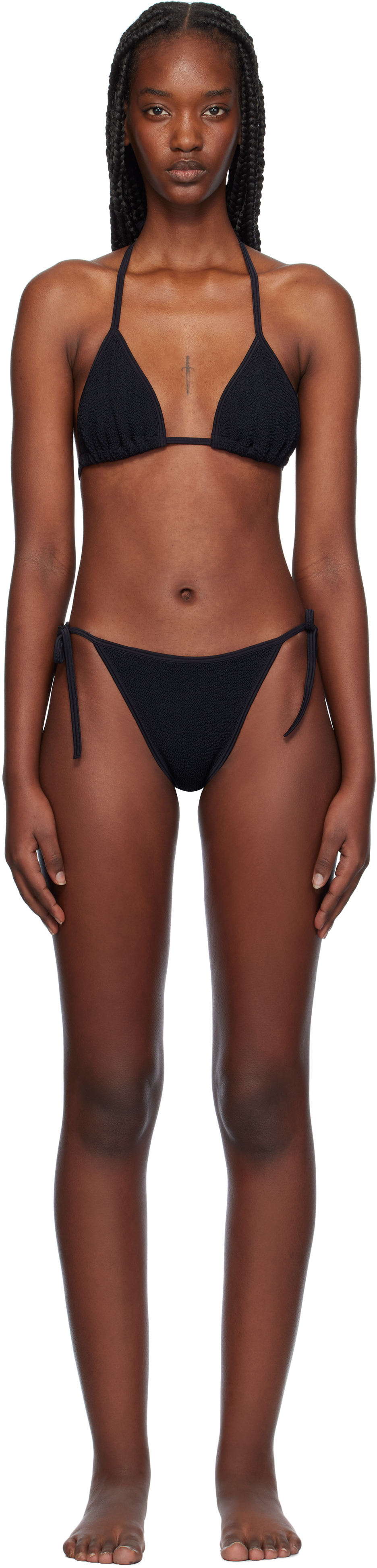 Shop Hunza G Black Gina Bikini