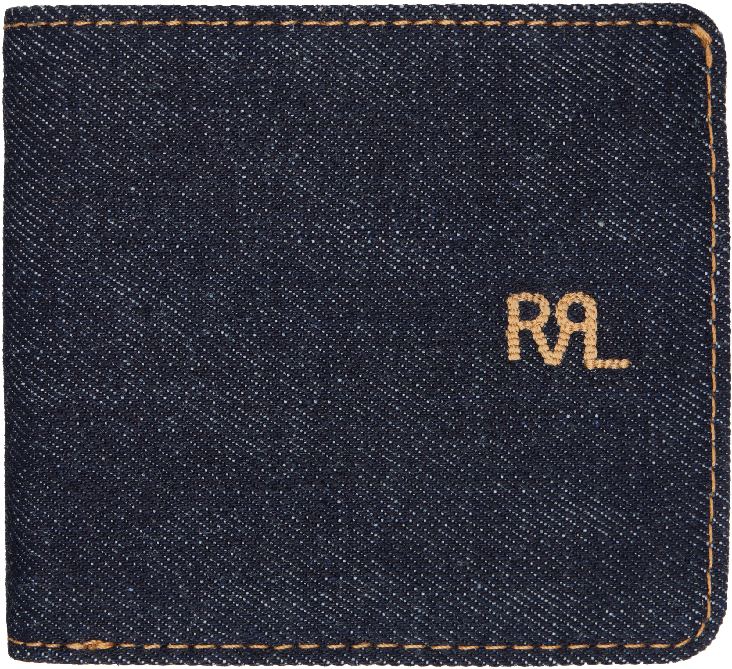 ★RRL★ インディゴ デニム Billfold 財布 ダブルアールエル) RRL インディゴ 日本製デニム ビルフォールド