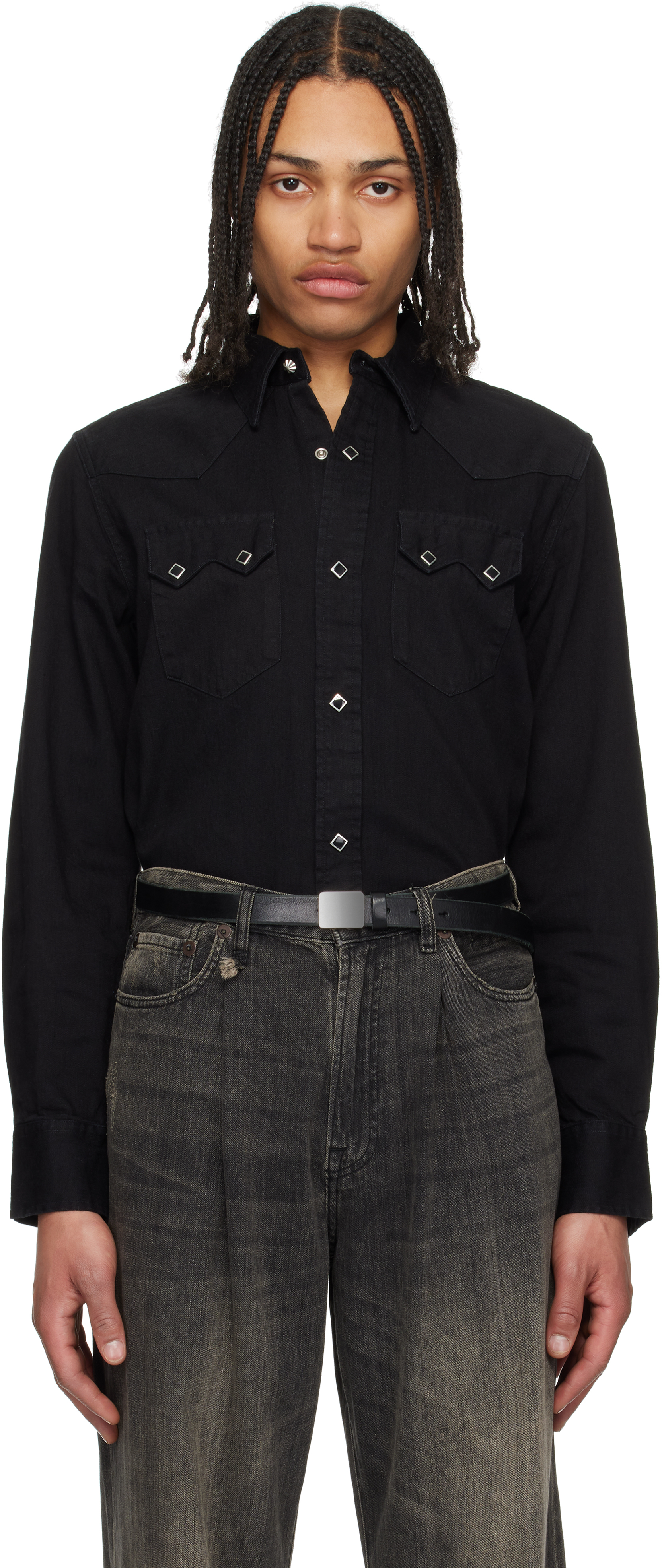 RRL - RRL オンブレチェック コットンシャツ Sサイズ 希少の通販