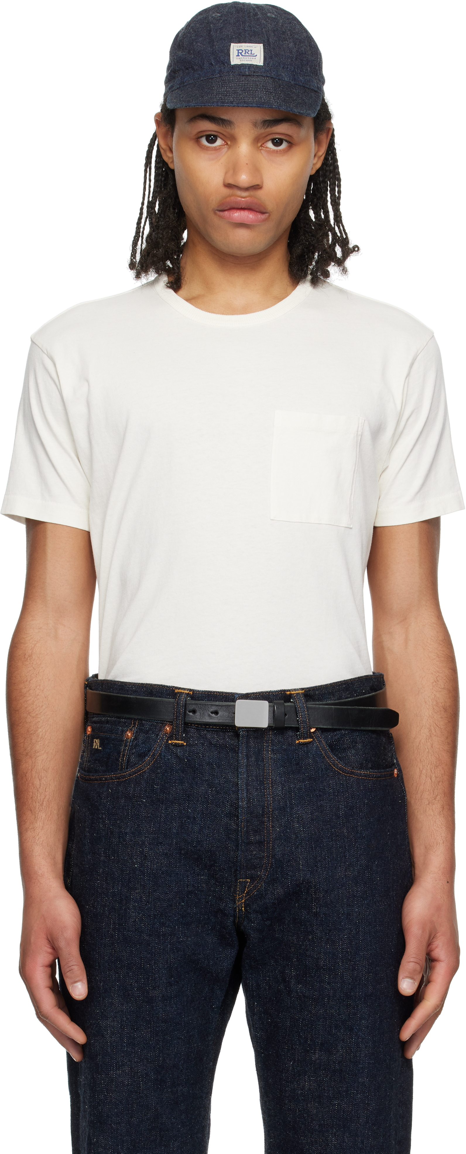 Two-Pack Off-White Jersey Pocket T-shirts