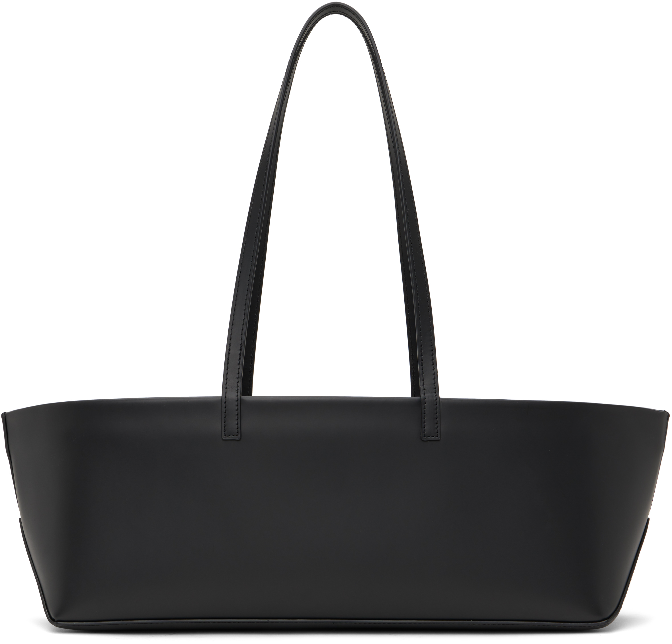 Black Square Leather Bag