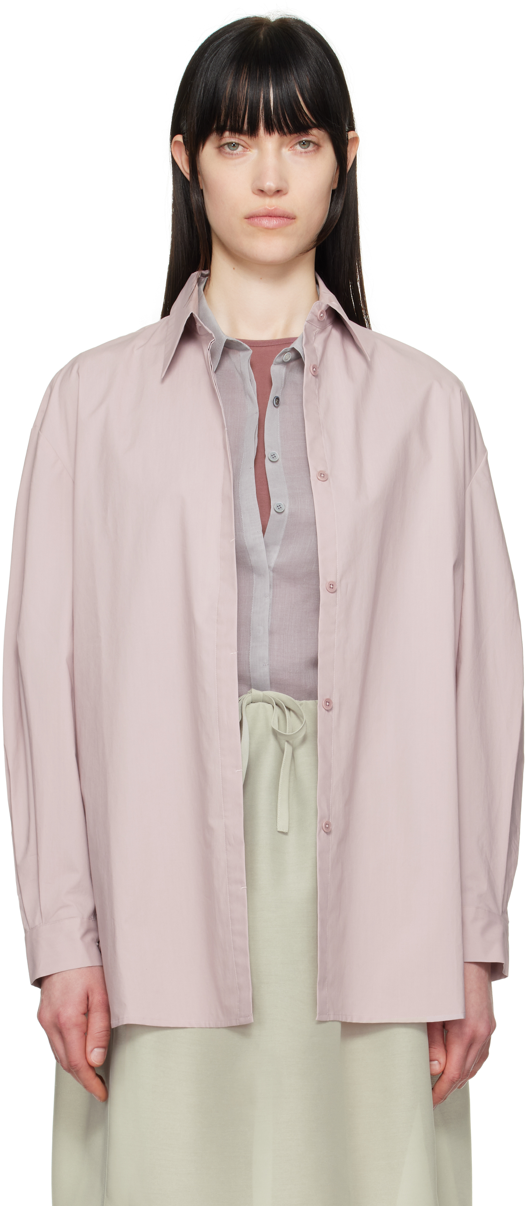 Pink Oversized Shirt