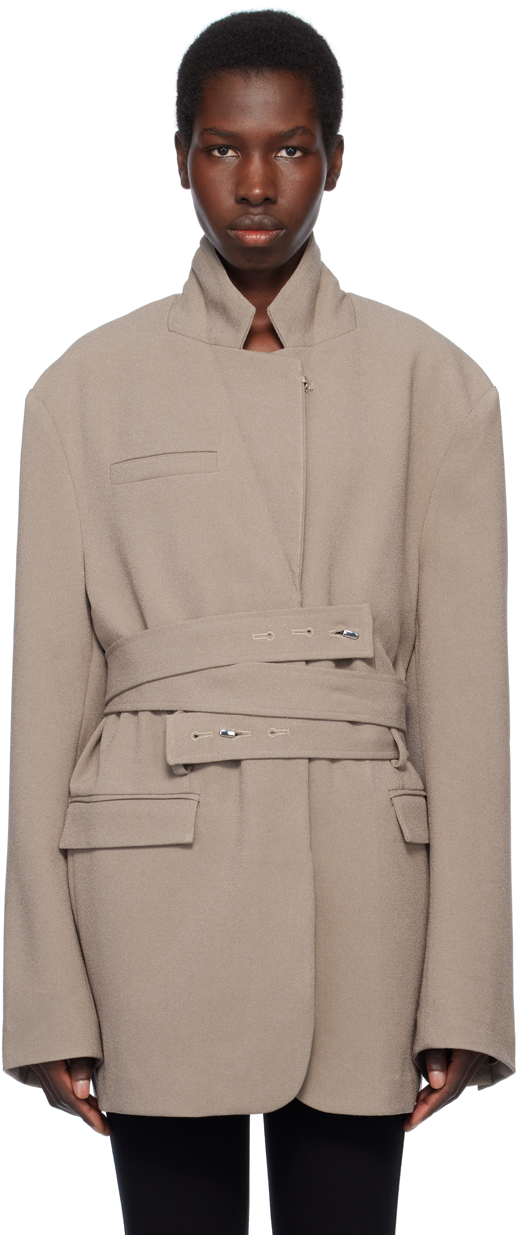 PARIS GEORGIA TAUPE NALA BLAZER
