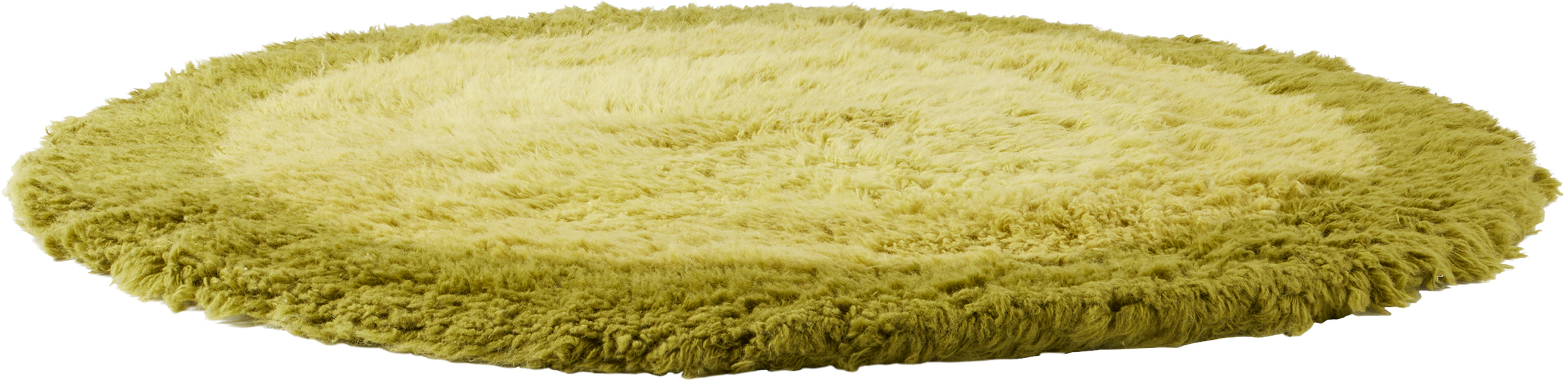 Mush Studios Ssense Exclusive Green Dandi Shag Rug In Moss