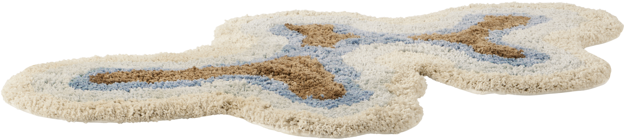 Mush Studios Gray Rumpy Bath Mat In Glass