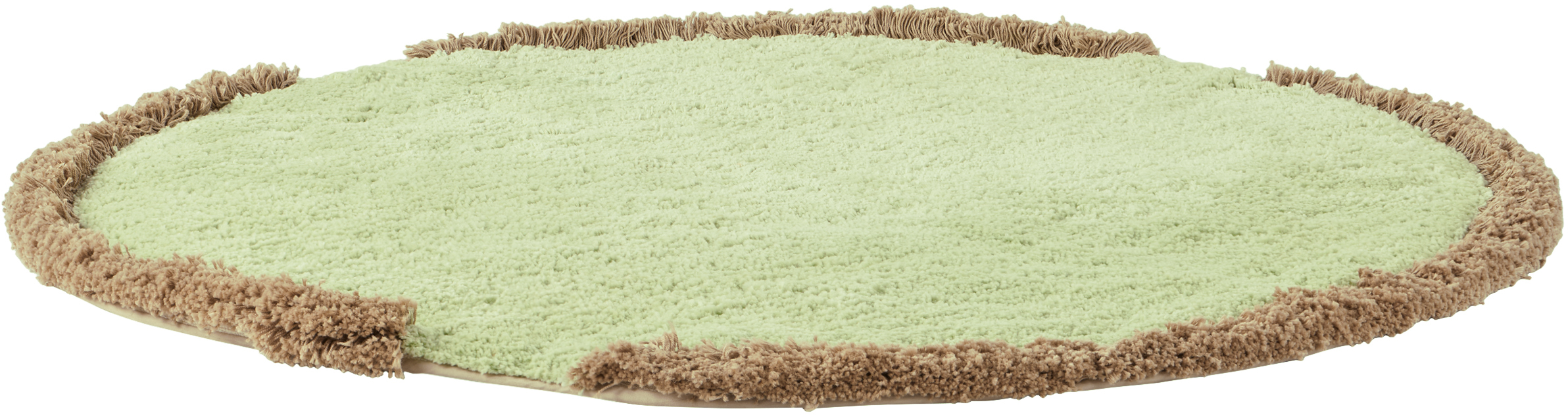 Mush Studios Green Lou Bath Mat In Prairie