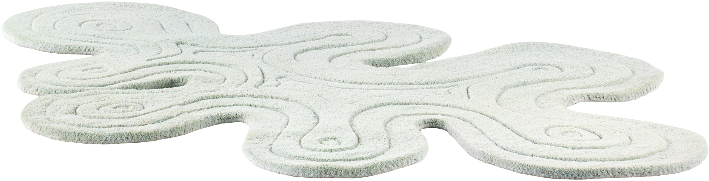 Mush Studios Blue Dune Rug In Transparent