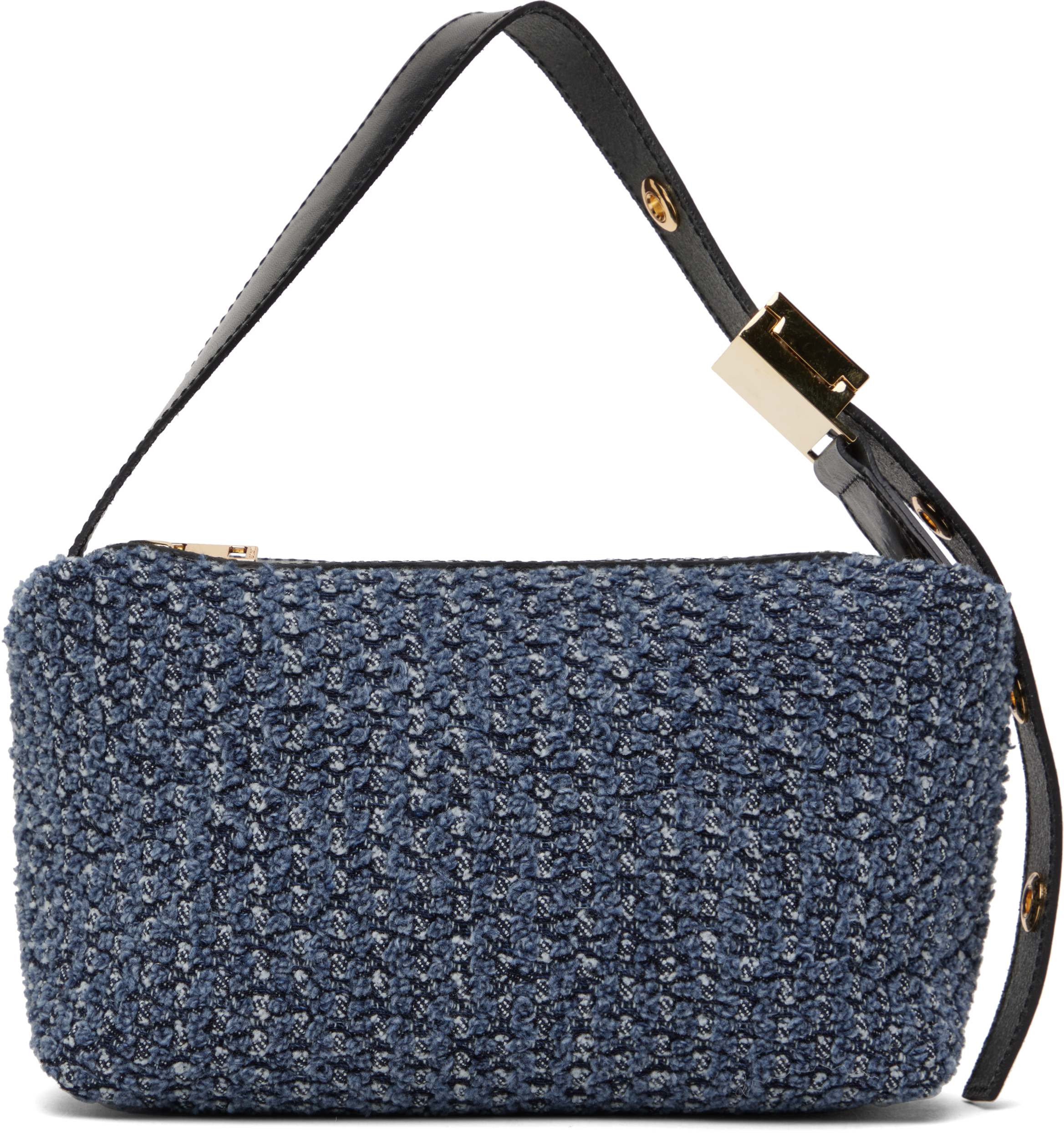 Blue New Pochette Punching Denim Bag