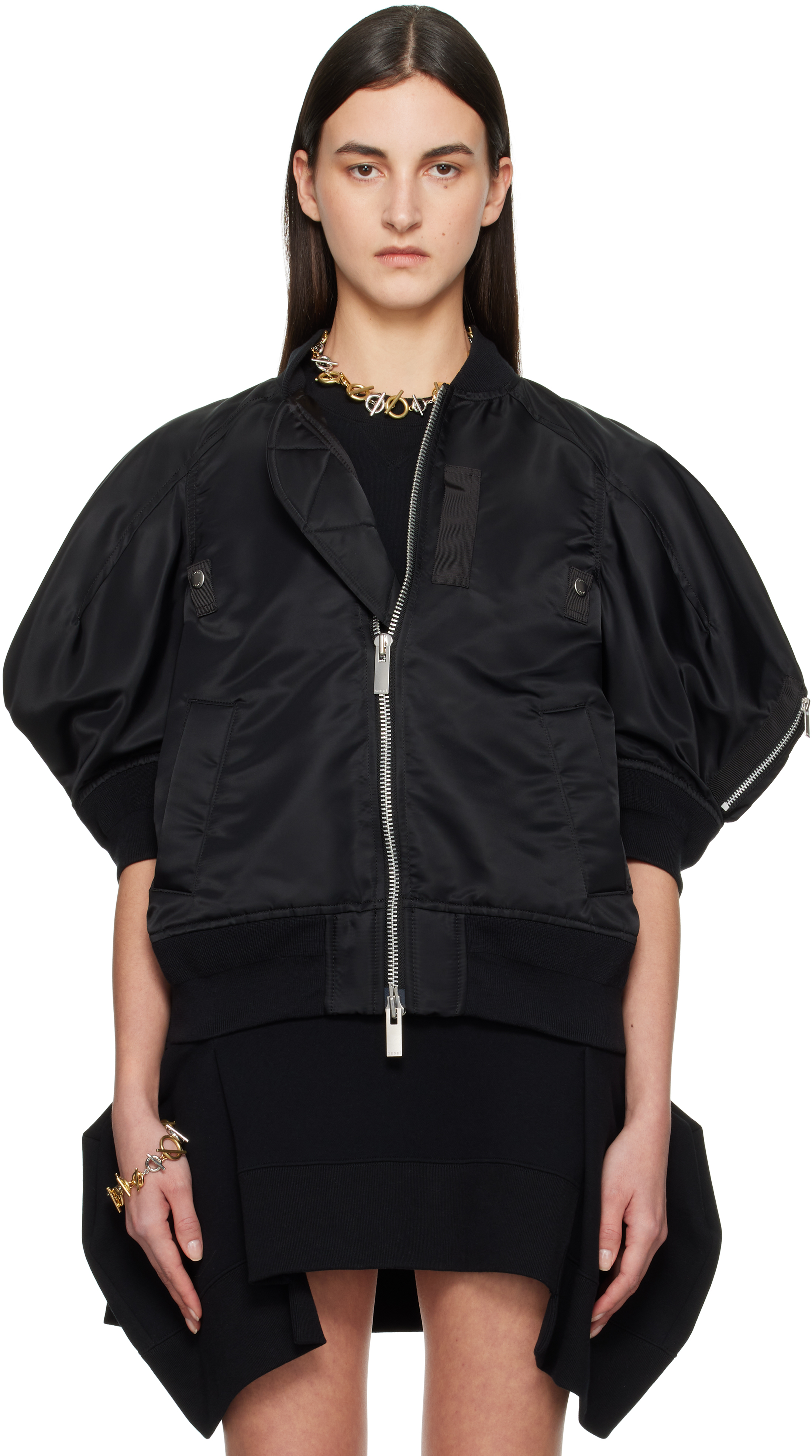 sacai Nylon Twill Skirt | REVERSIBLE