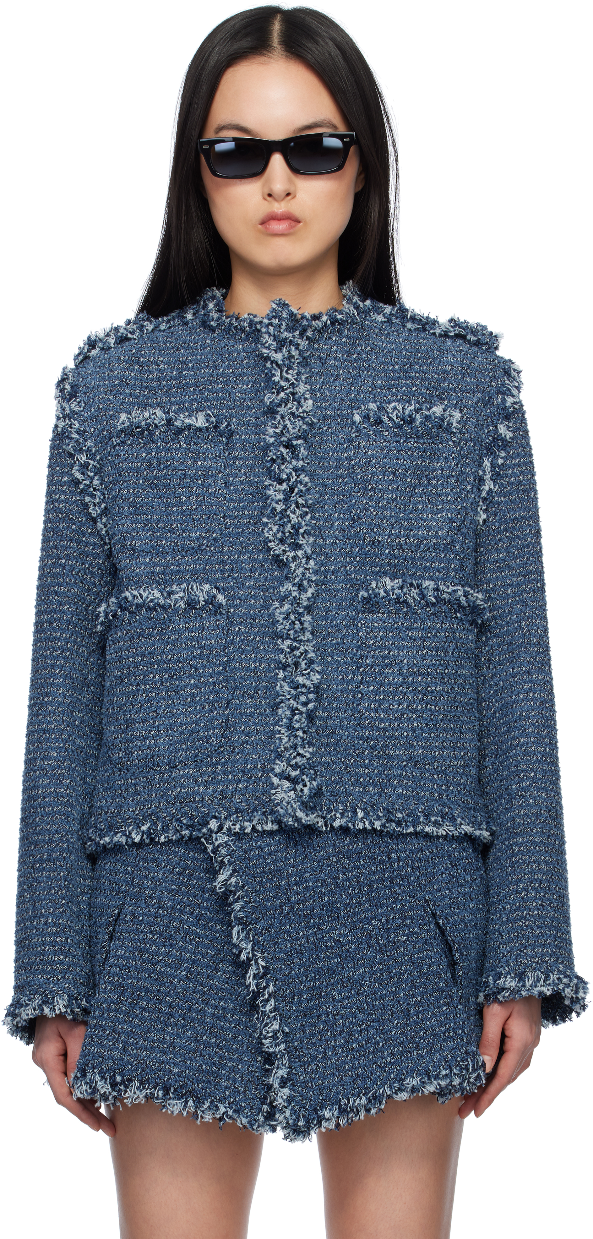 新作【SACAI】Punched Denim Jacket SACAI | PUNCHING DENIM JACKET