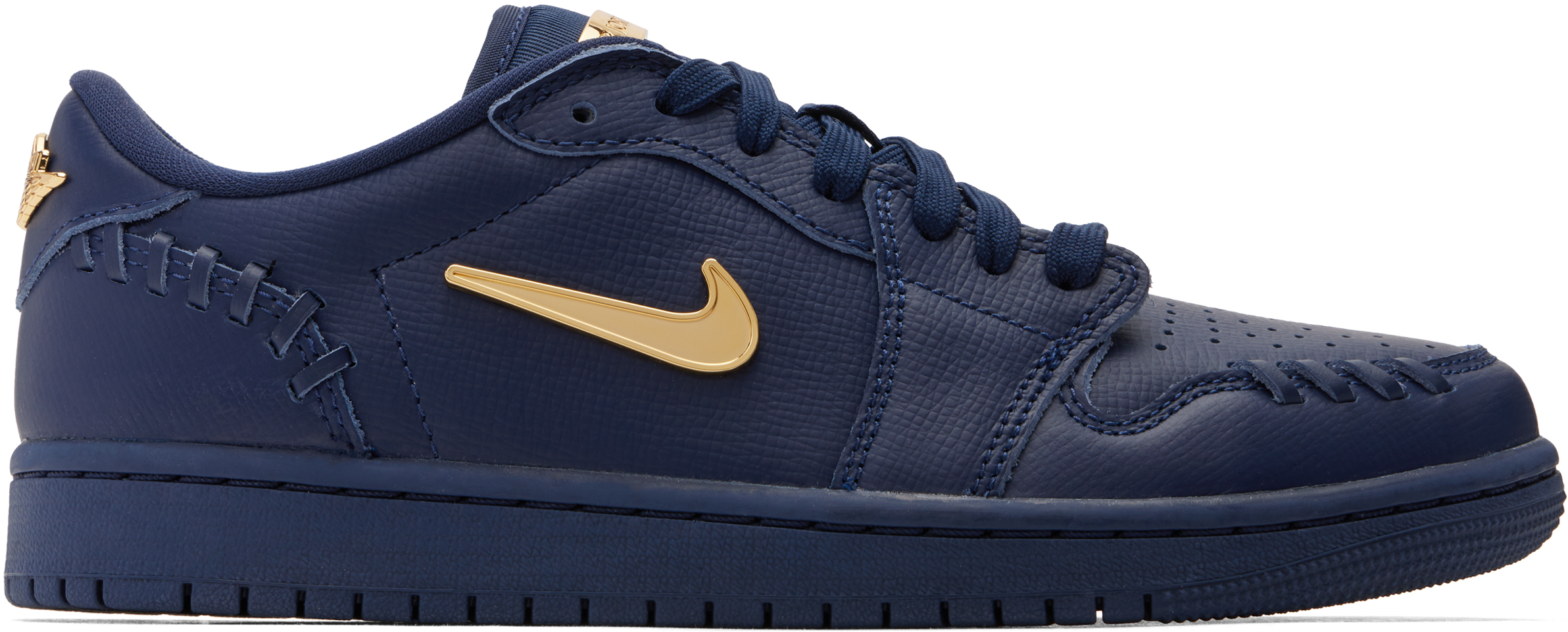 Navy Air Jordan 1 Low Method of Make Sneakers