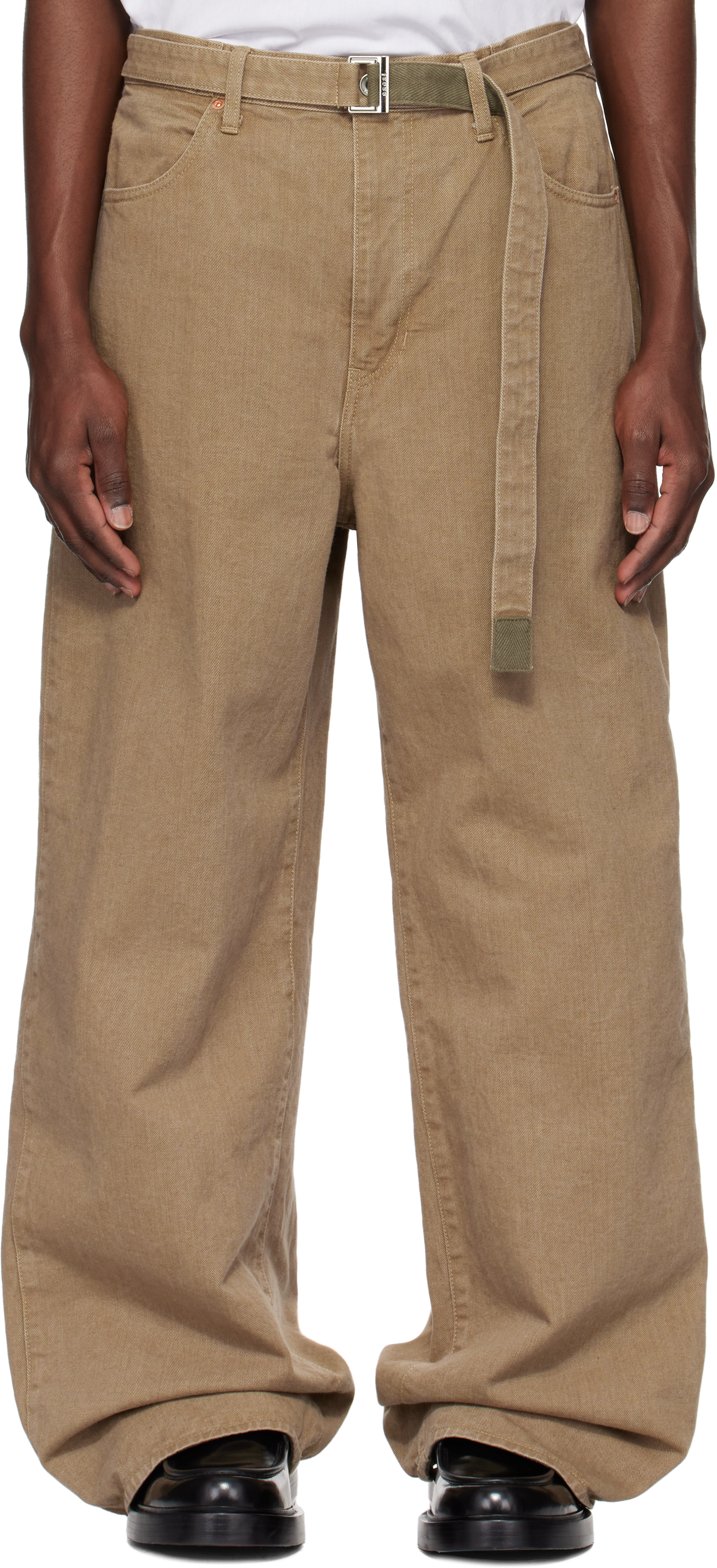 未使用 sacai Cotton Gabardine Pocket Belt Cotton Gabardine Pocket Belt — Beige – La Garçonne