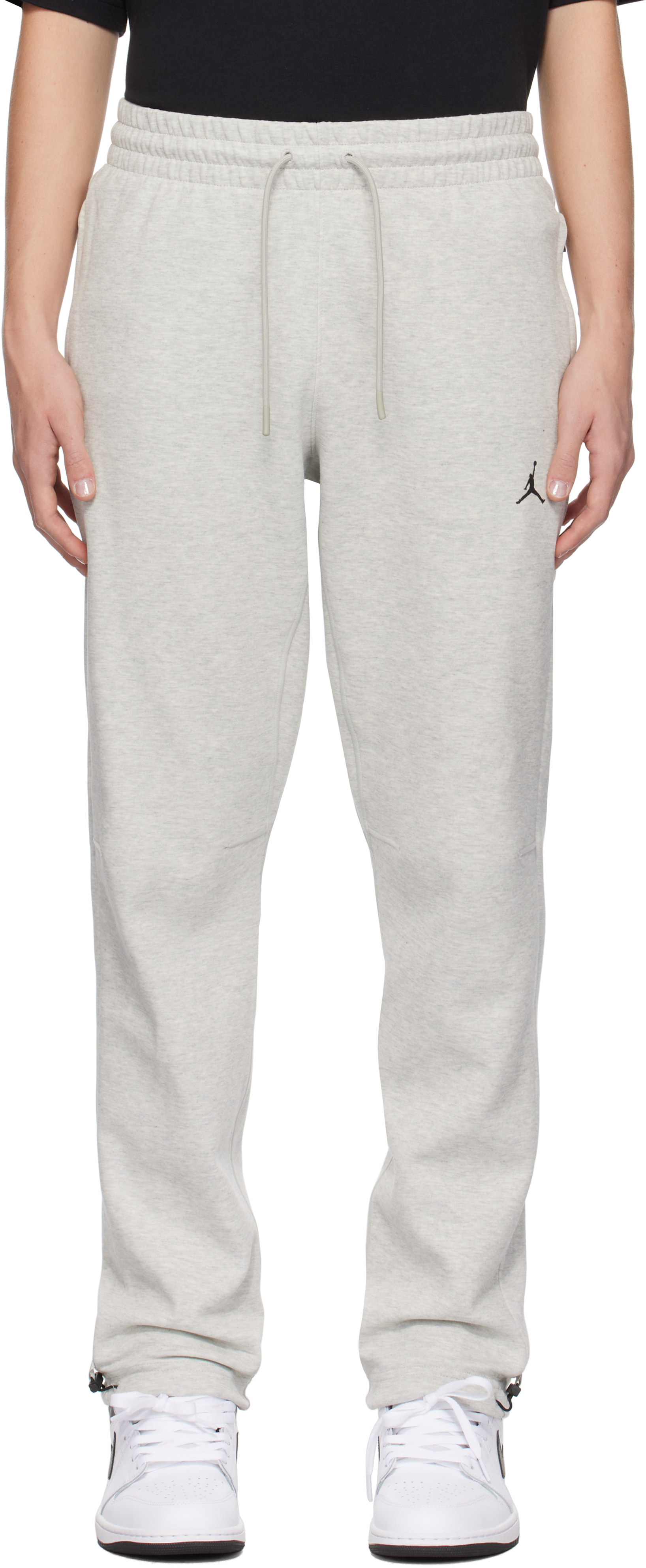 Grey fleece sweatpants online