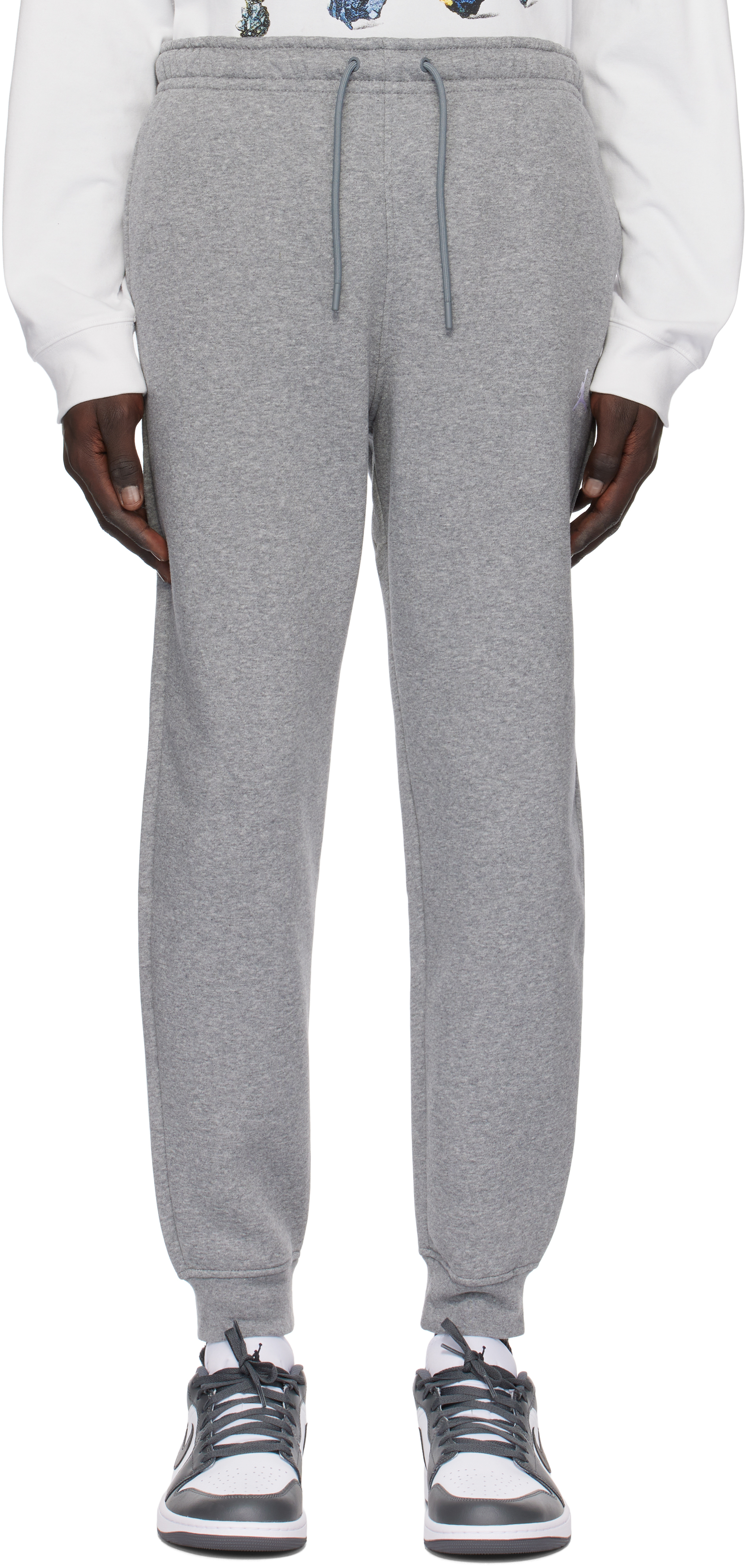 Gray Jordan Brooklyn Fleece Sweatpants