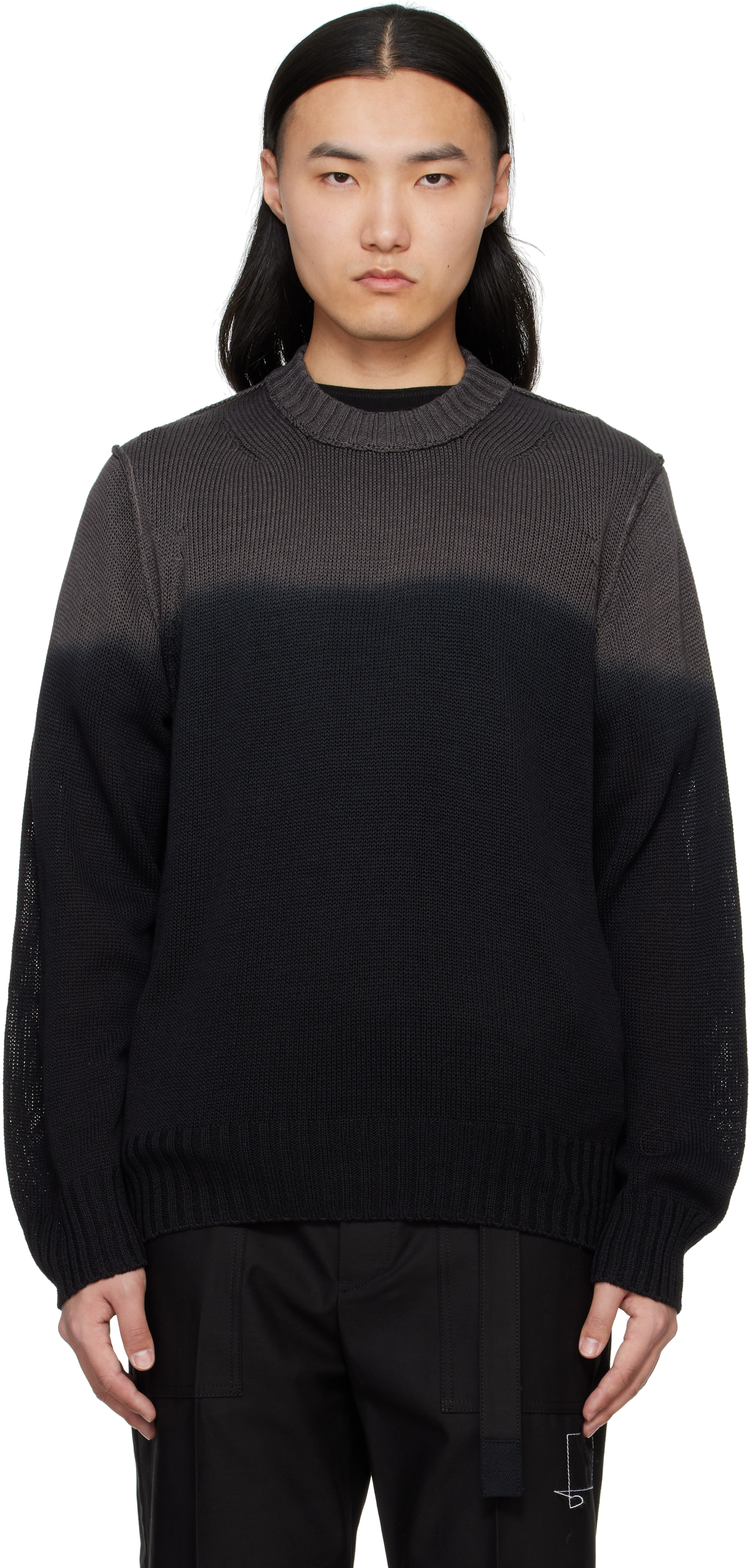 Sacai メンズ クルーネックセーター | SSENSE 日本 Sacai メンズ クルーネックセーター | SSENSE 日本