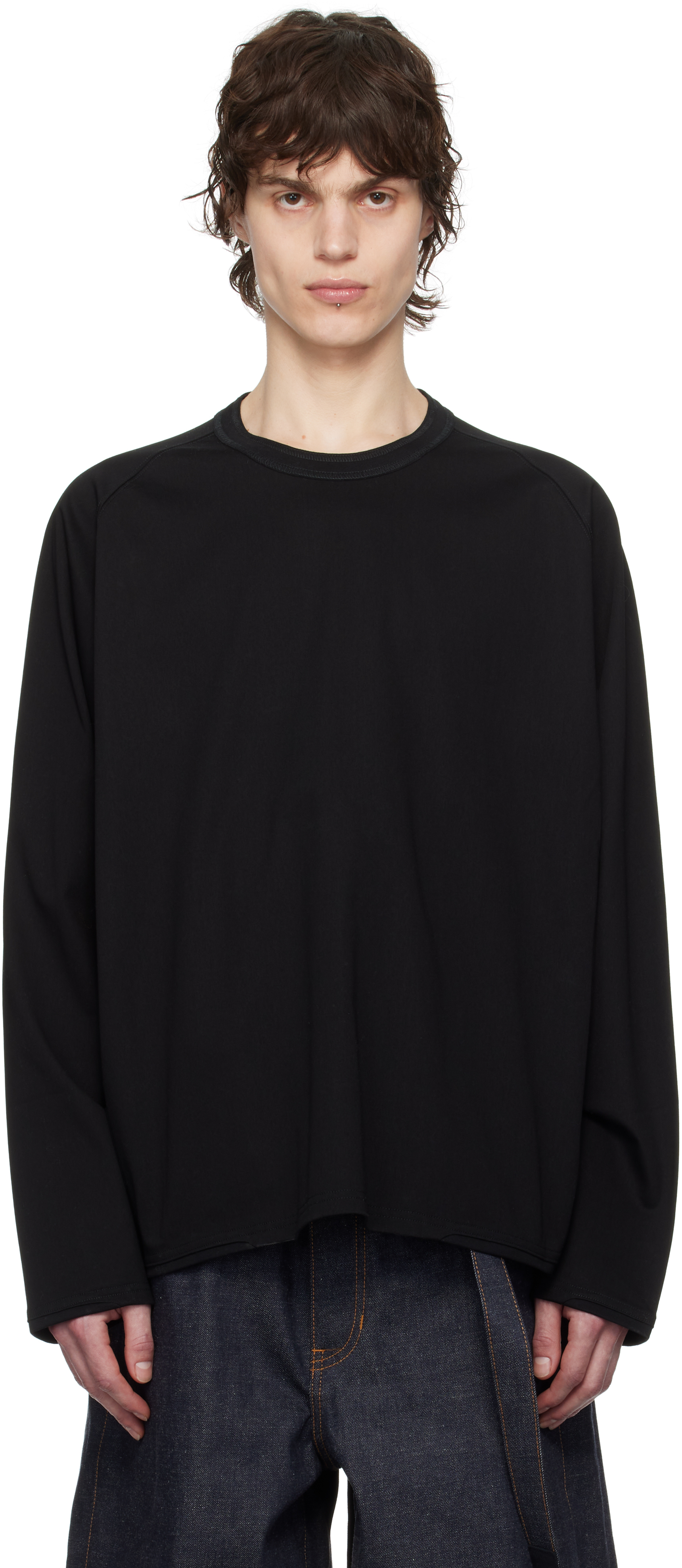 【sacai】Garment Dyed Hem Cotton T-shirt SACAI | Garment Dyed Hem Cotton T-shirt | Men | Lane Crawford