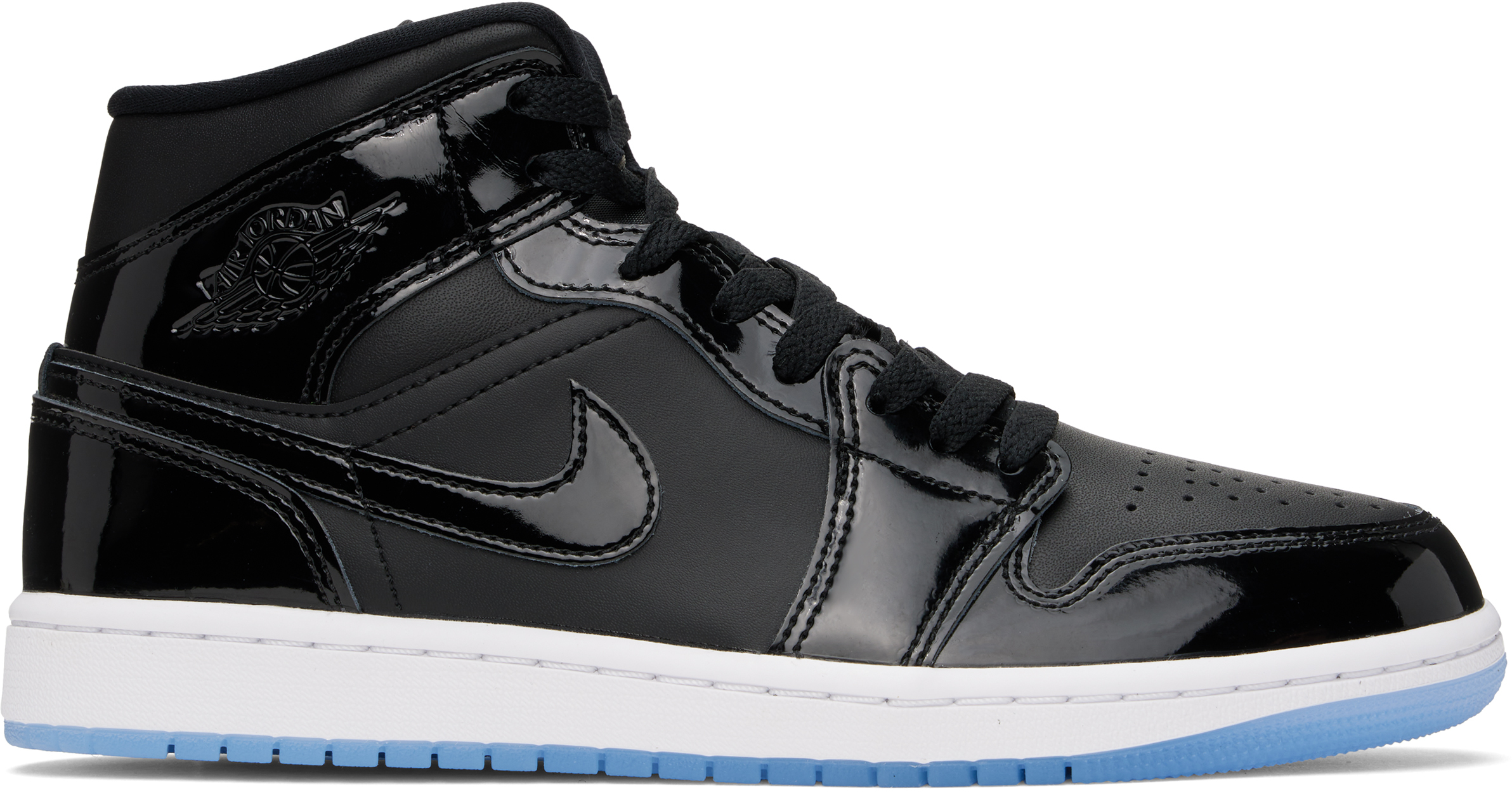 Black Air Jordan 1 Mid SE Sneakers