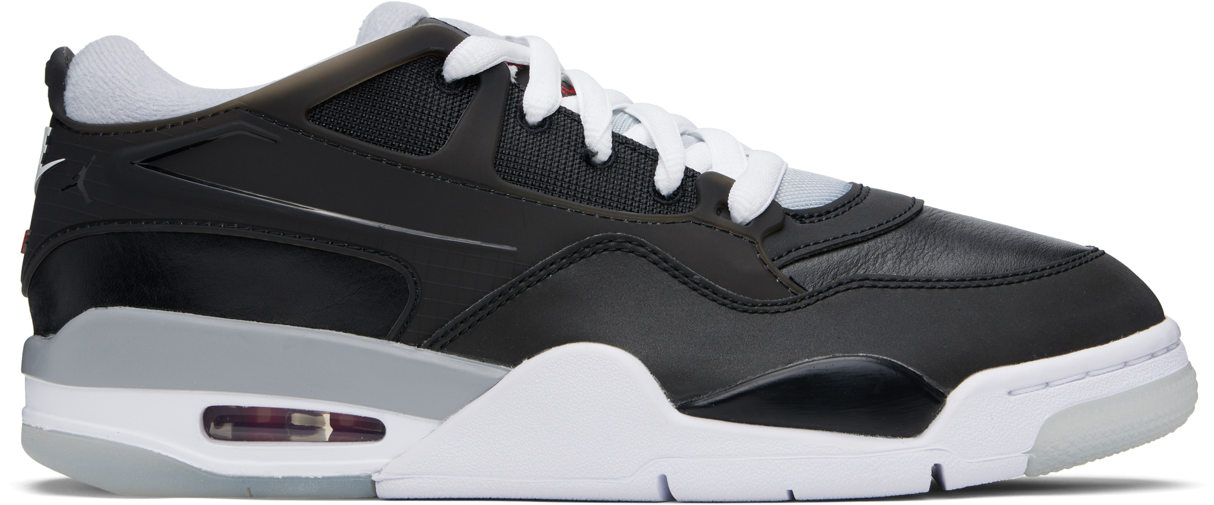Black & Gray Air Jordan 4 RM Sneakers