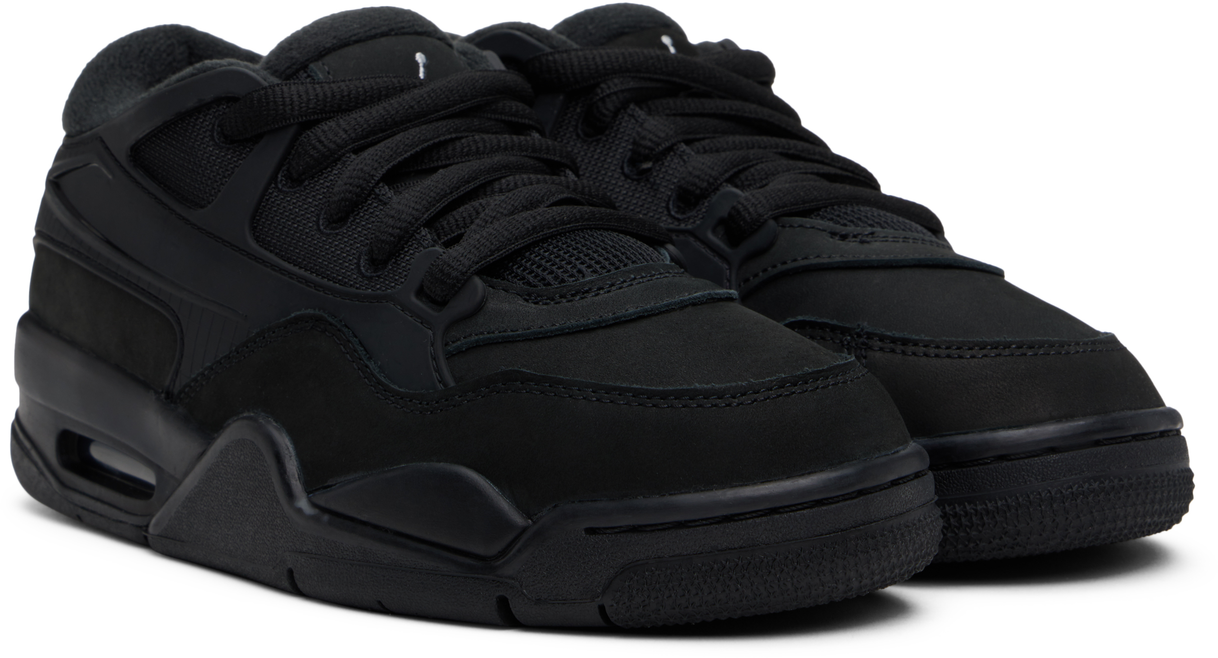 Nike Air Jordan 4 Rm Sneakers In Black/white
