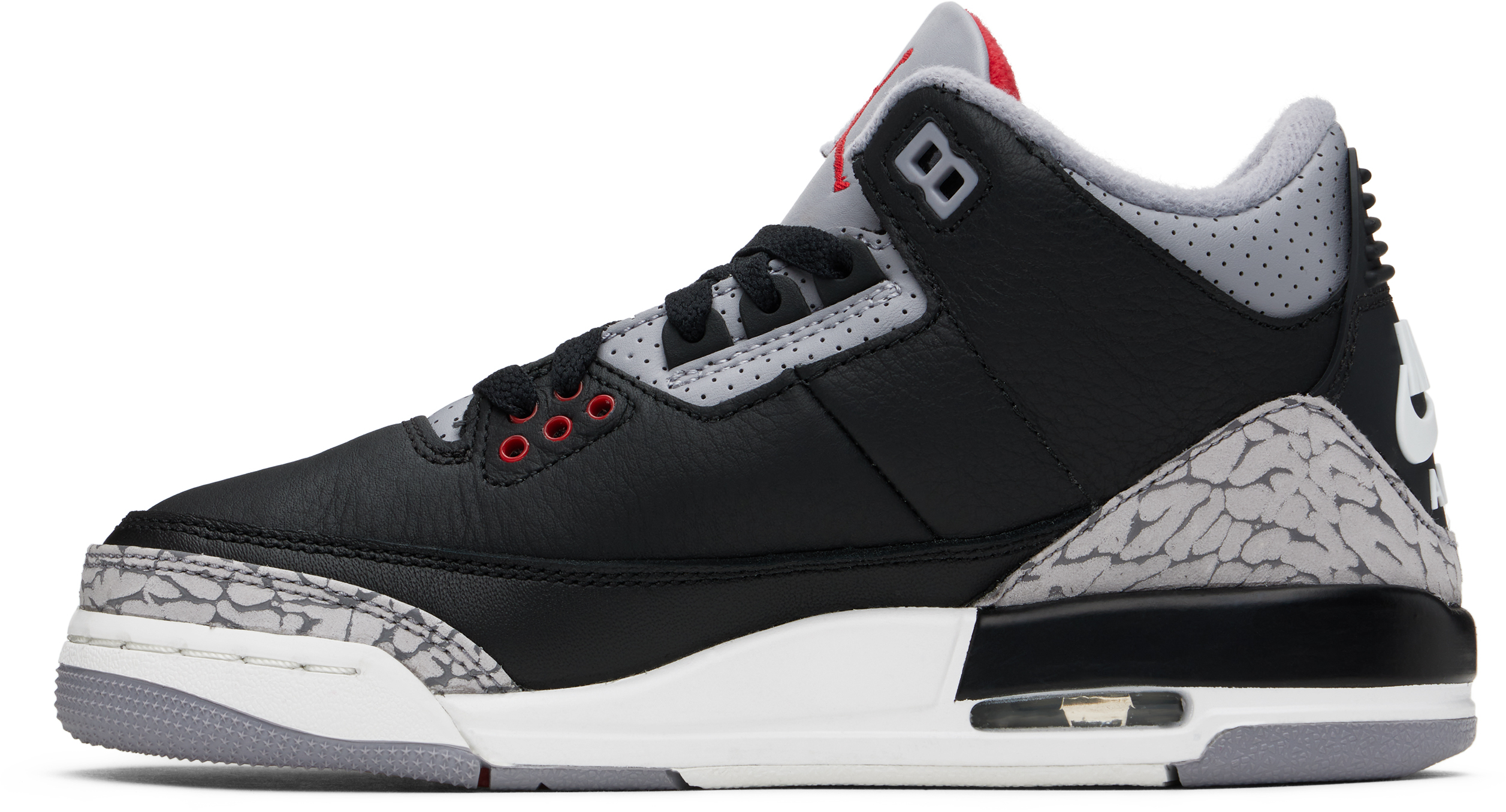 Nike Air Jordan 3 Retro Sneakers In Black/fire