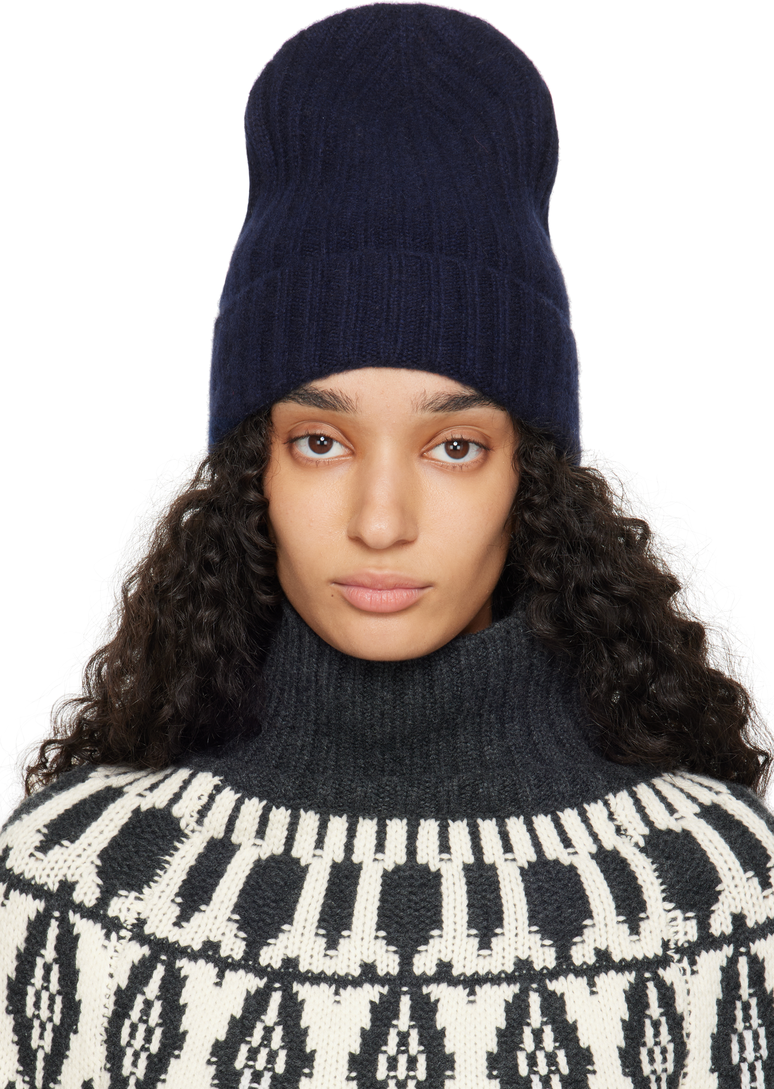 Navy Megan Beanie