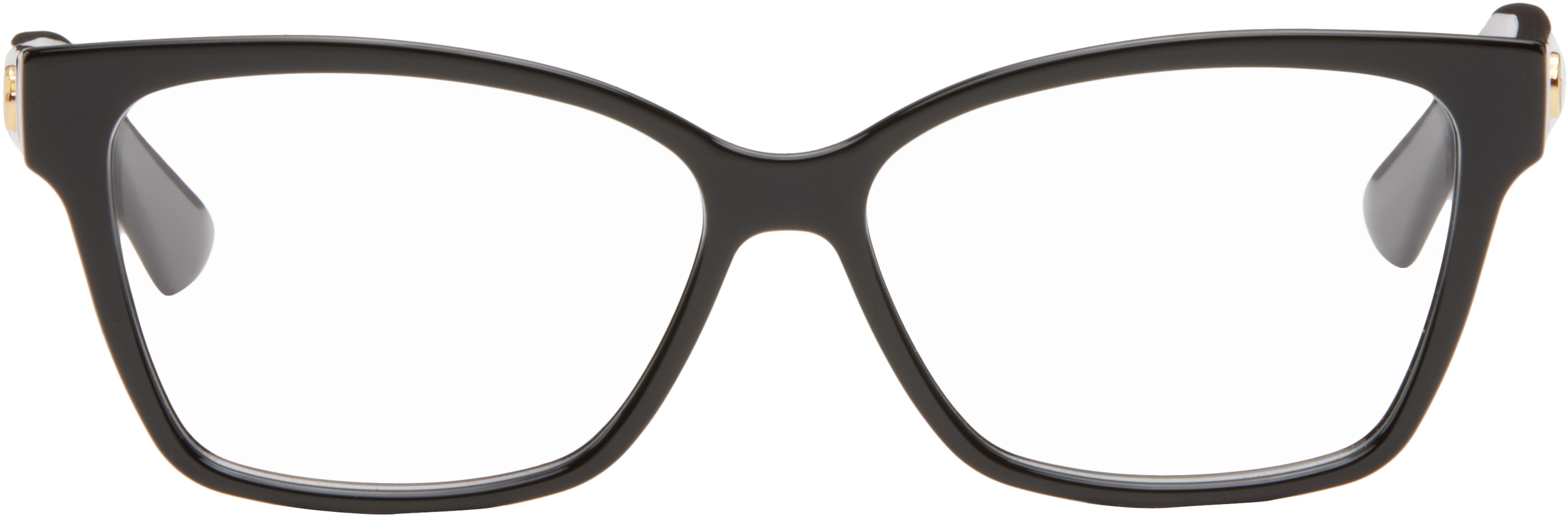 Black Lines Rectangular Acetate Glasses