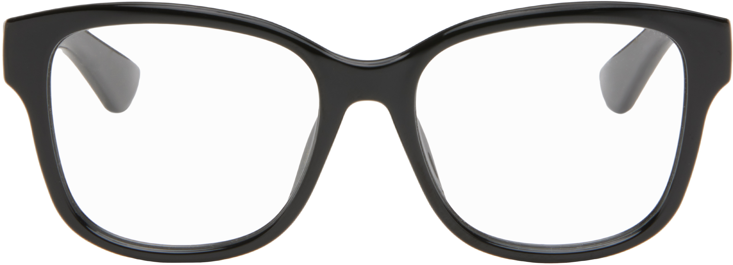 Black Large Square Acetate Glasses