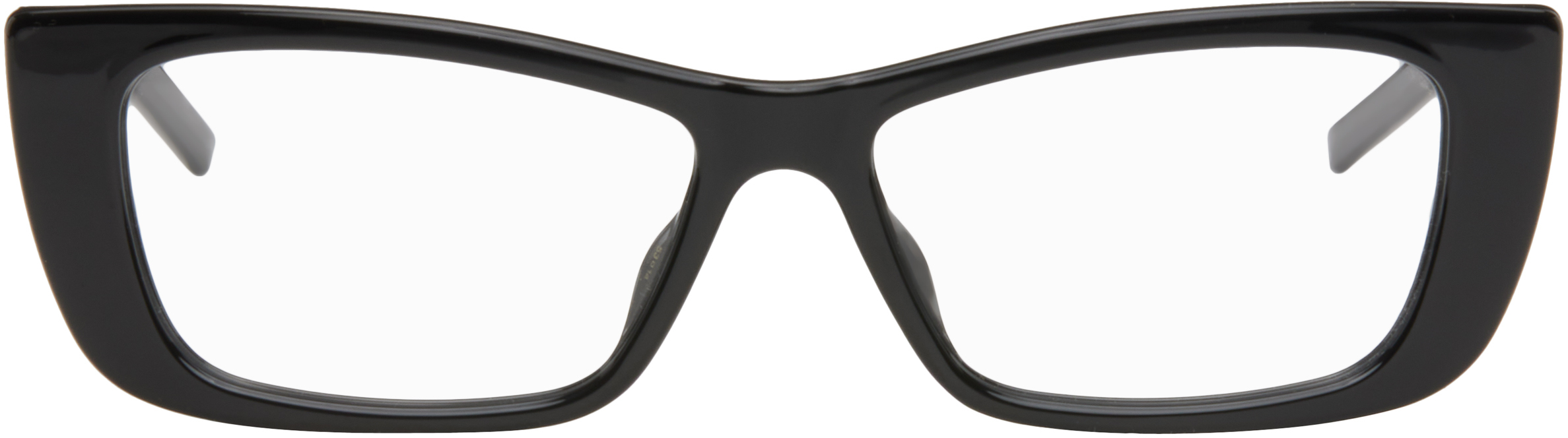 【関税込み】Gucci ブラック G String キャットアイメガネ G-String cat-eye glasses in black - Gucci | Mytheresa