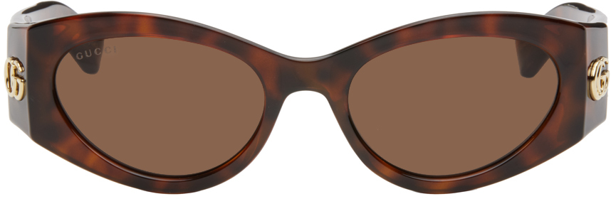 Brown Cat-Eye Sunglasses