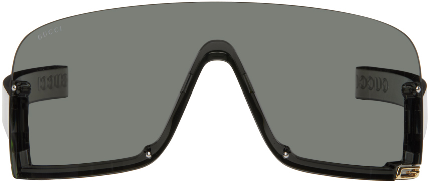 Gray Shield Sunglasses