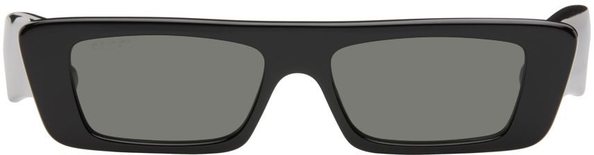 Black Rectangle Sunglasses