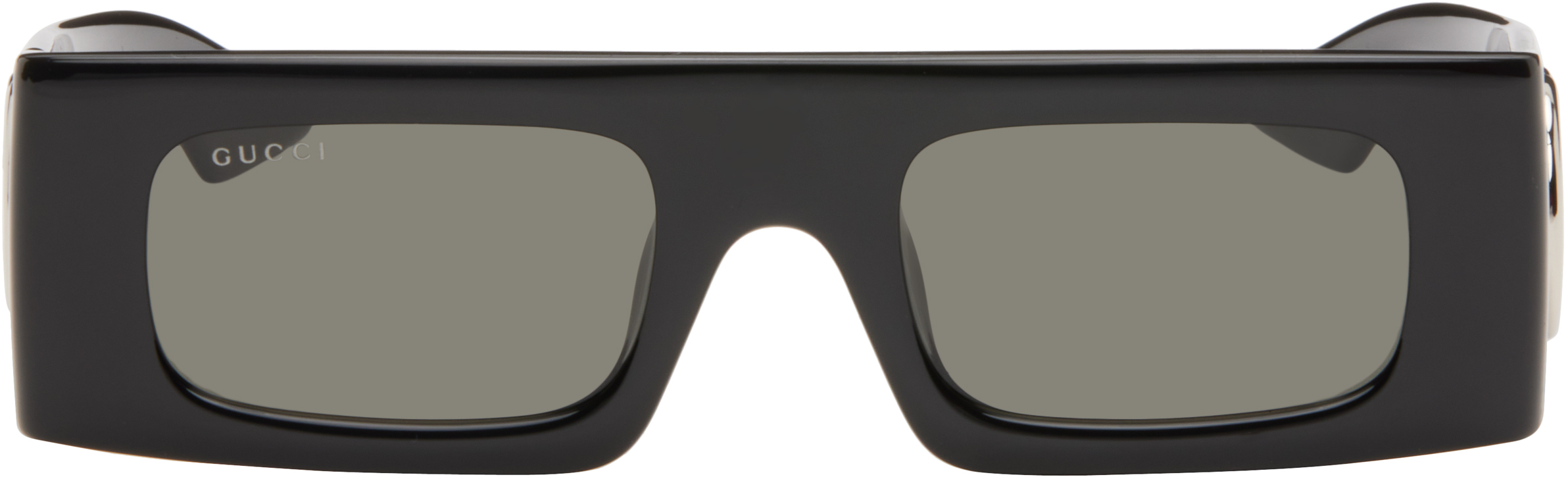 Black Rectangular Sunglasses