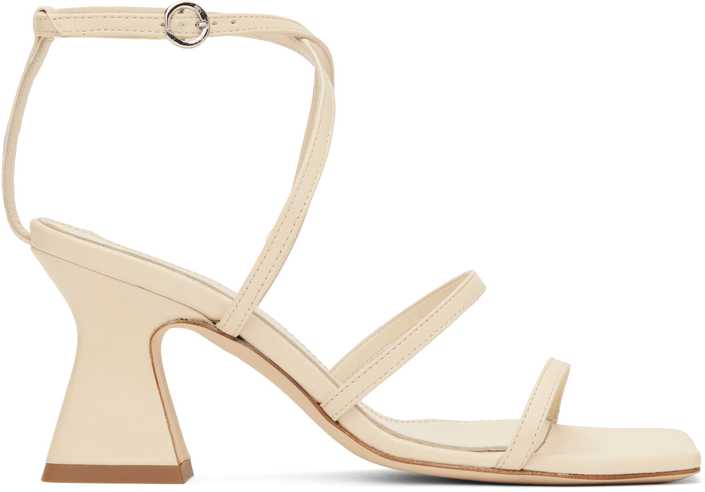 Off-White Edda Leather Heeled Sandals