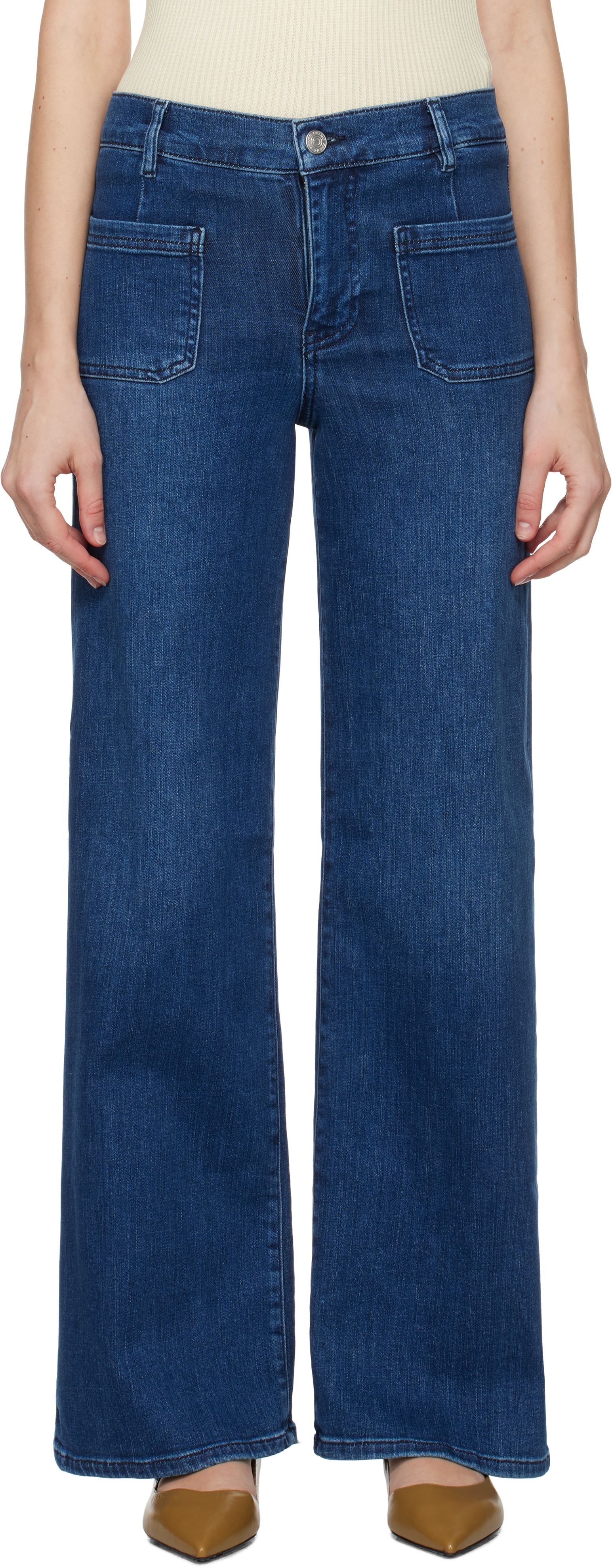 Blue 'Le Slim Palazzo' Jeans