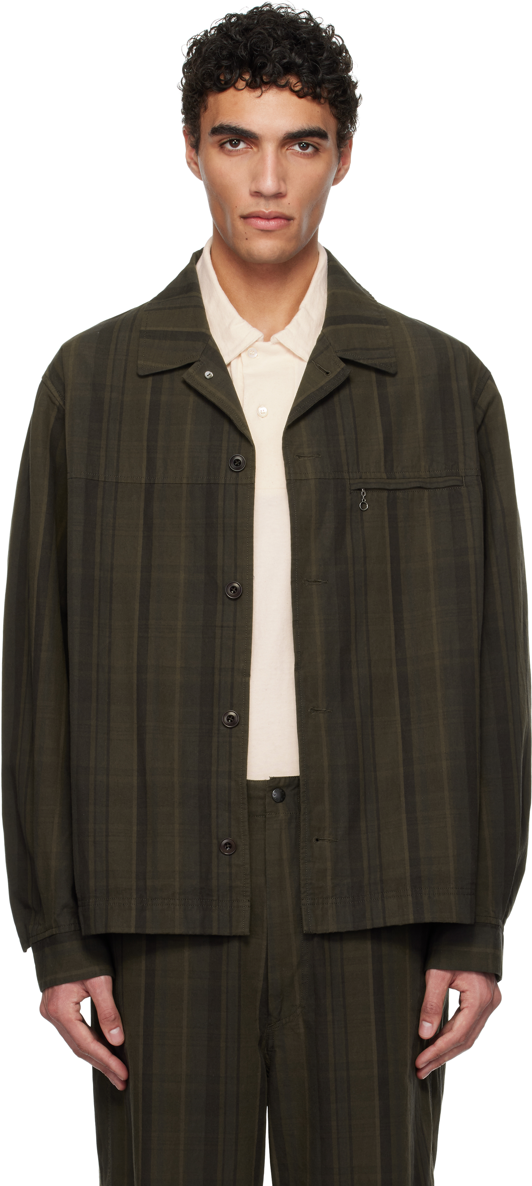 nanamica Dock Jacket ブラウン 2021FW SUAF150 nanamica / Plaid Dock Jacket