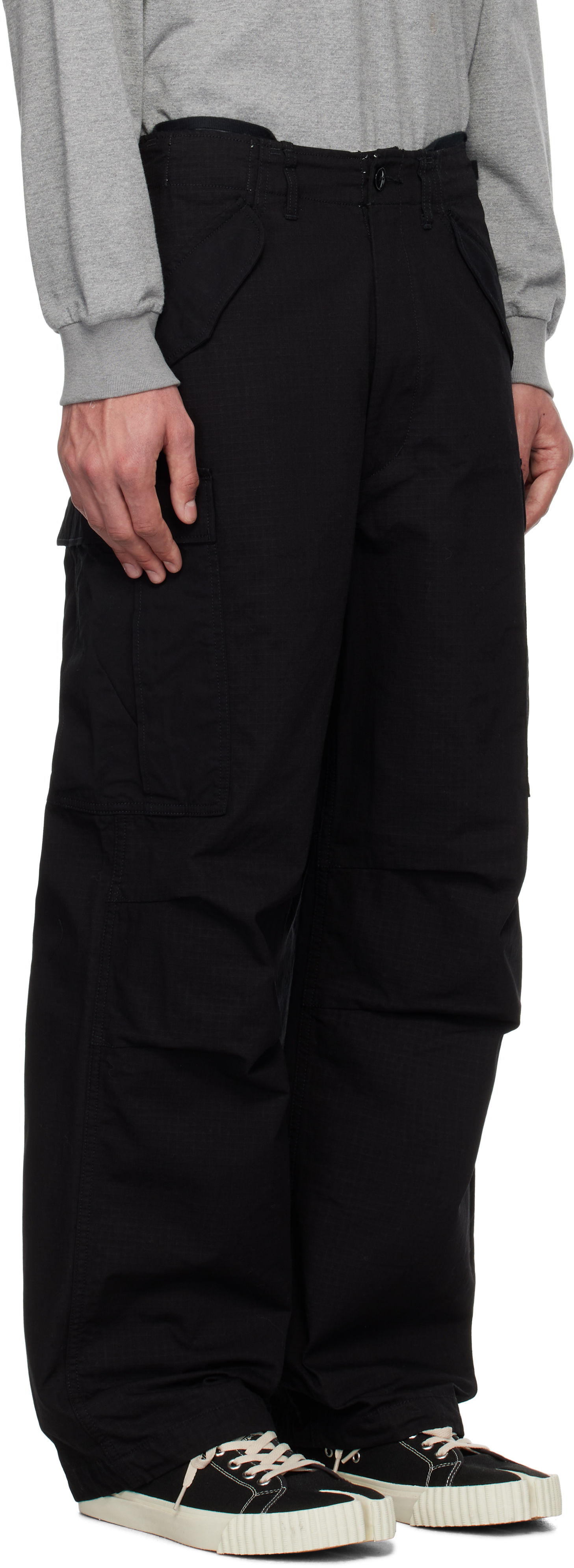 Nanamica Straight-leg Trousers Black In Black