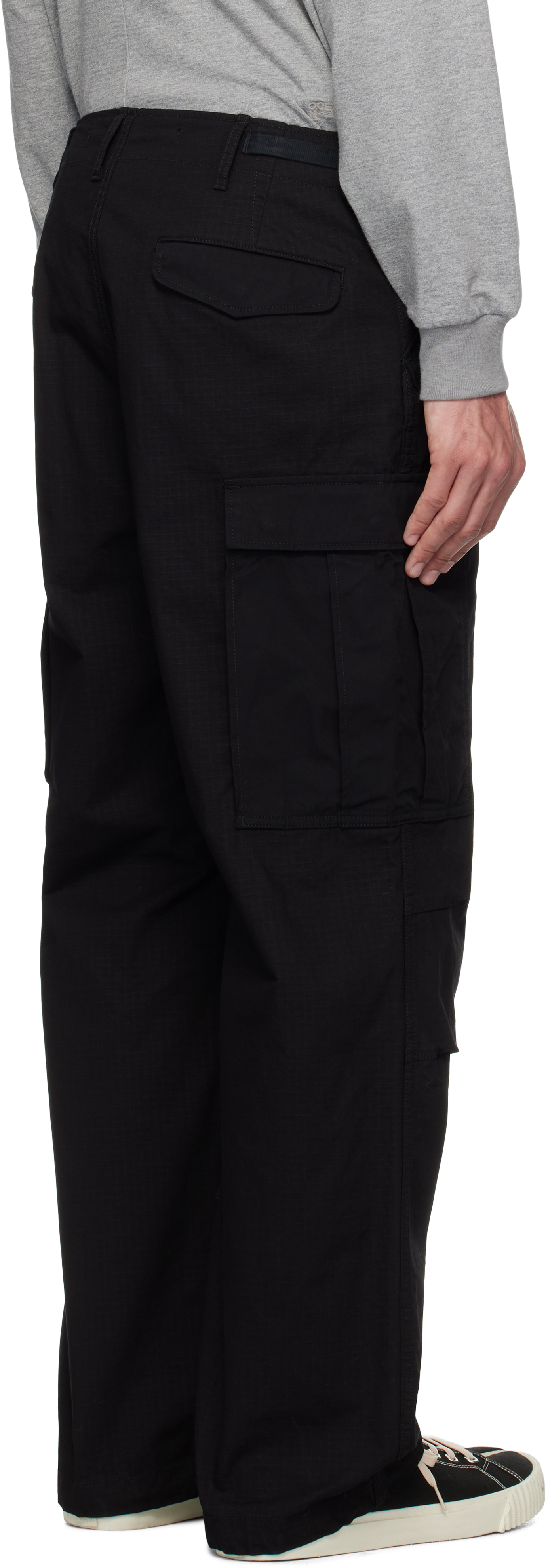 Nanamica Straight-leg Trousers Black In Black