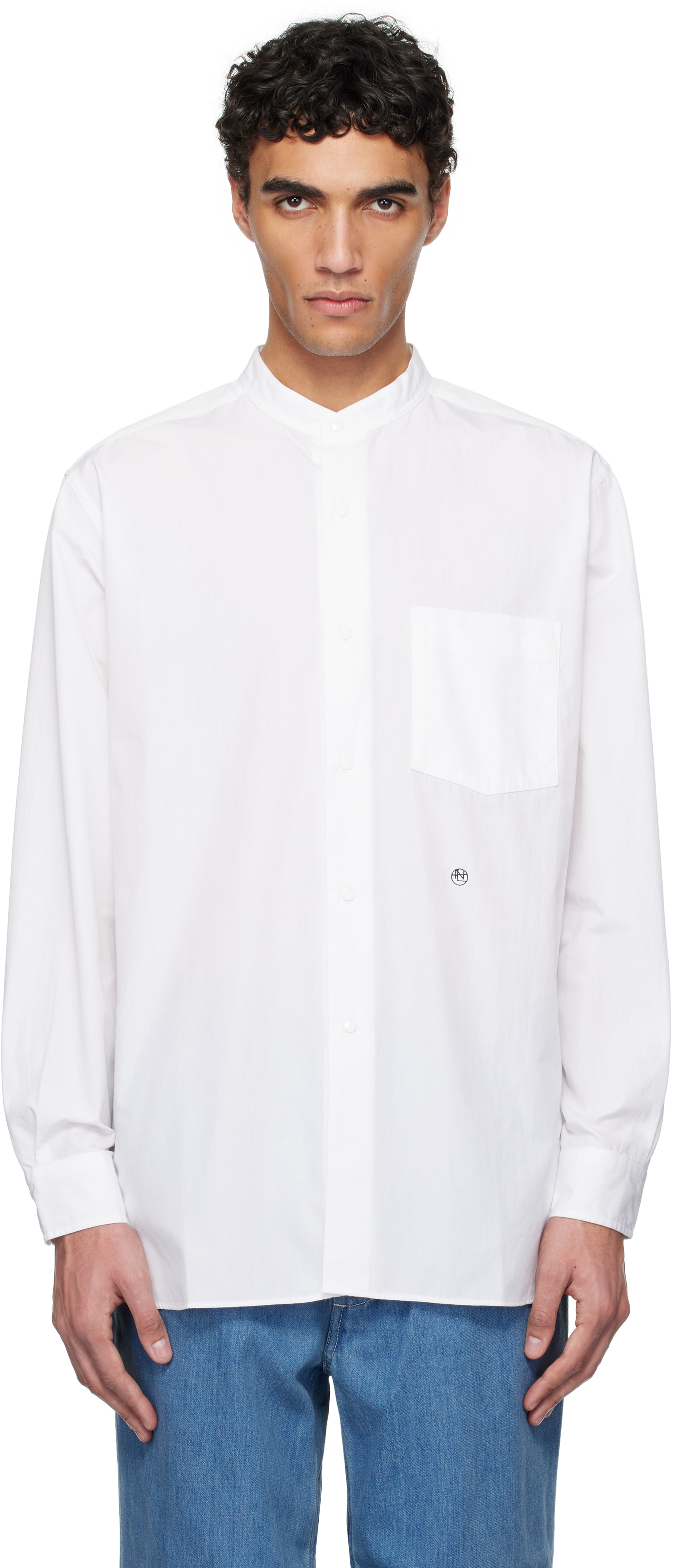 【nanamica】Band Collar Wind Shirt / WS nanamica Band Collar Wind Shirt – unexpected store