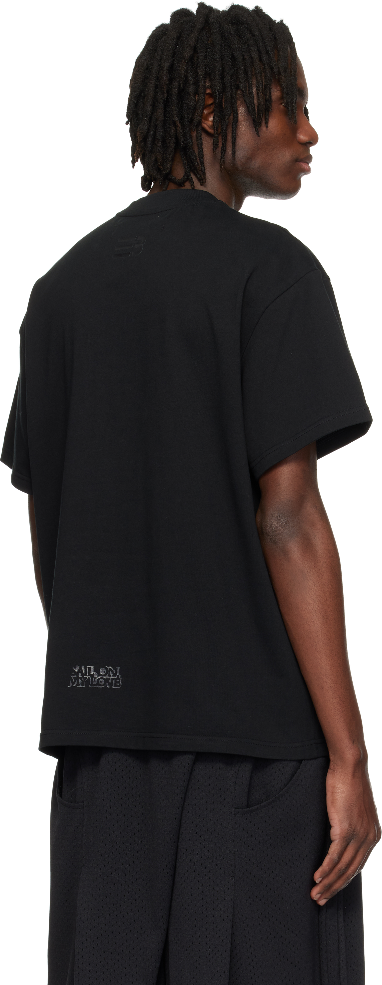 Namesake Black Neal Stamp T-shirt In Euphoric Black
