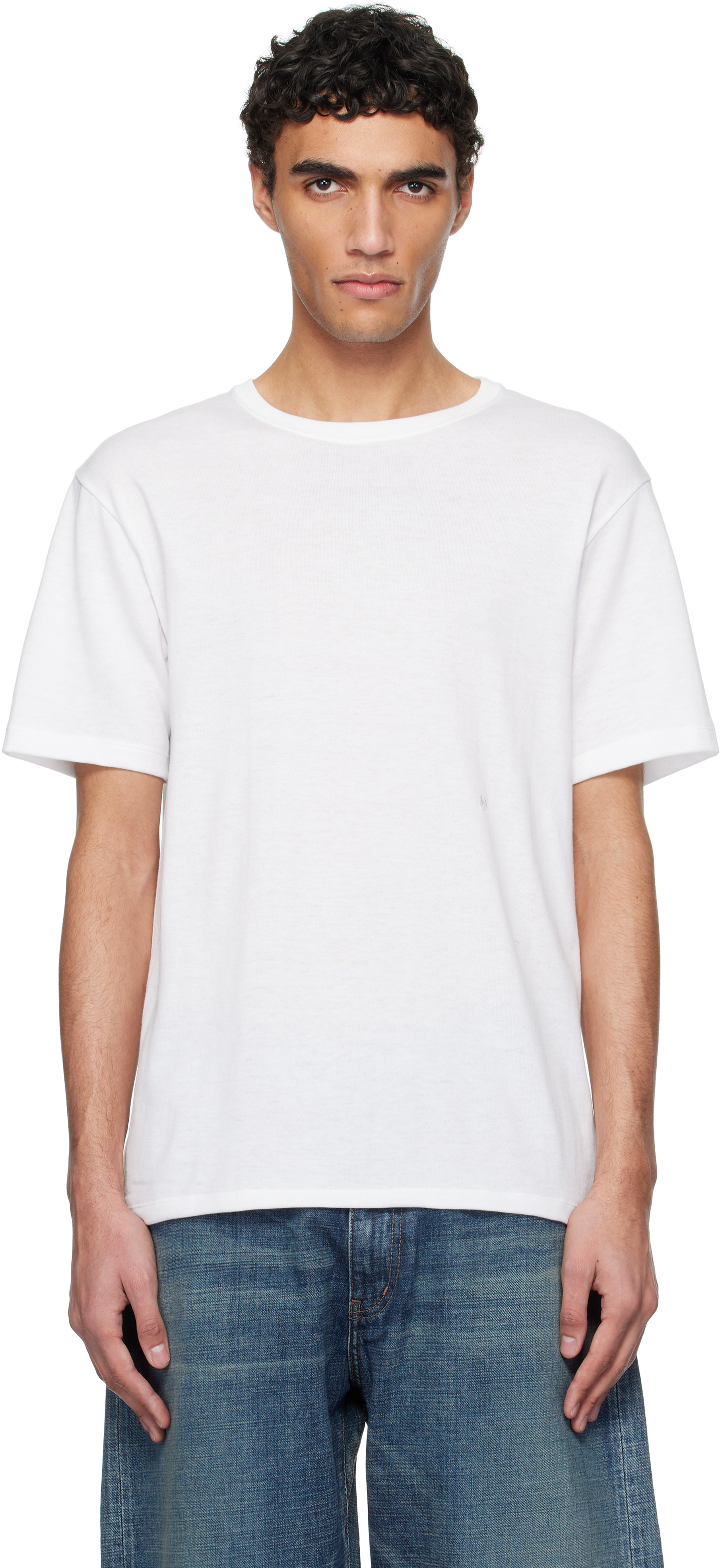 Nanamica Loopwheel COOLMAX Jersey Tee White - Made in Japan