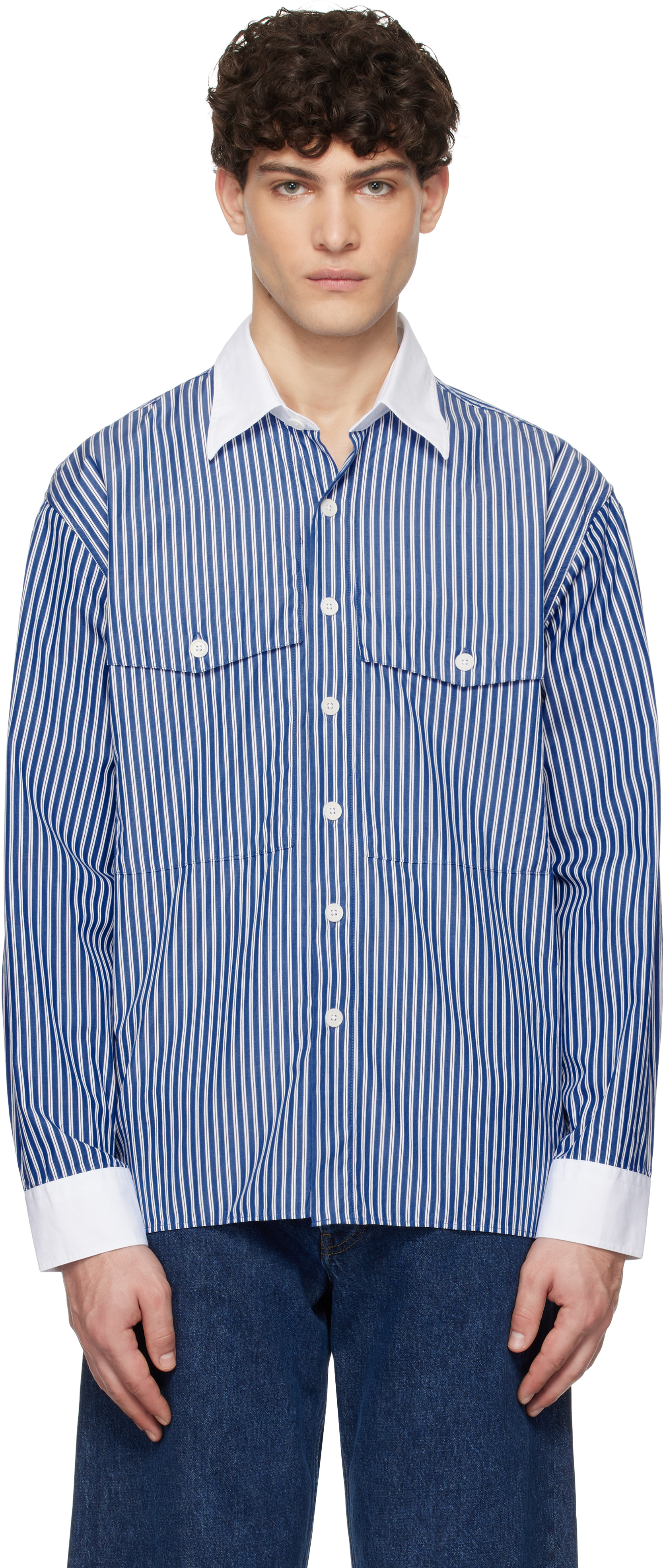 Blue Note Contrast Shirt