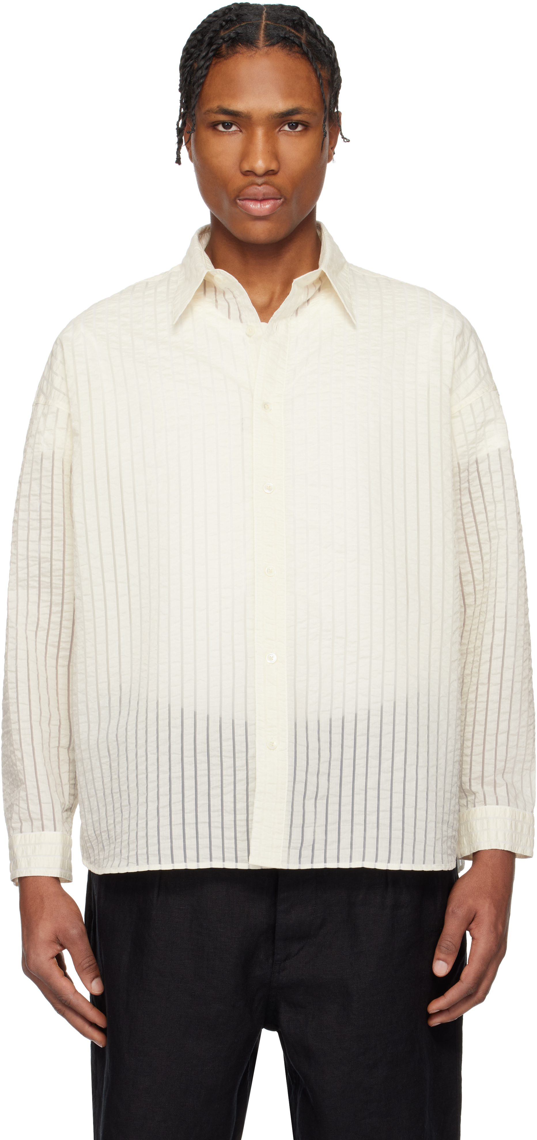 Sunflower: Off-White Stable Shirt | SSENSE