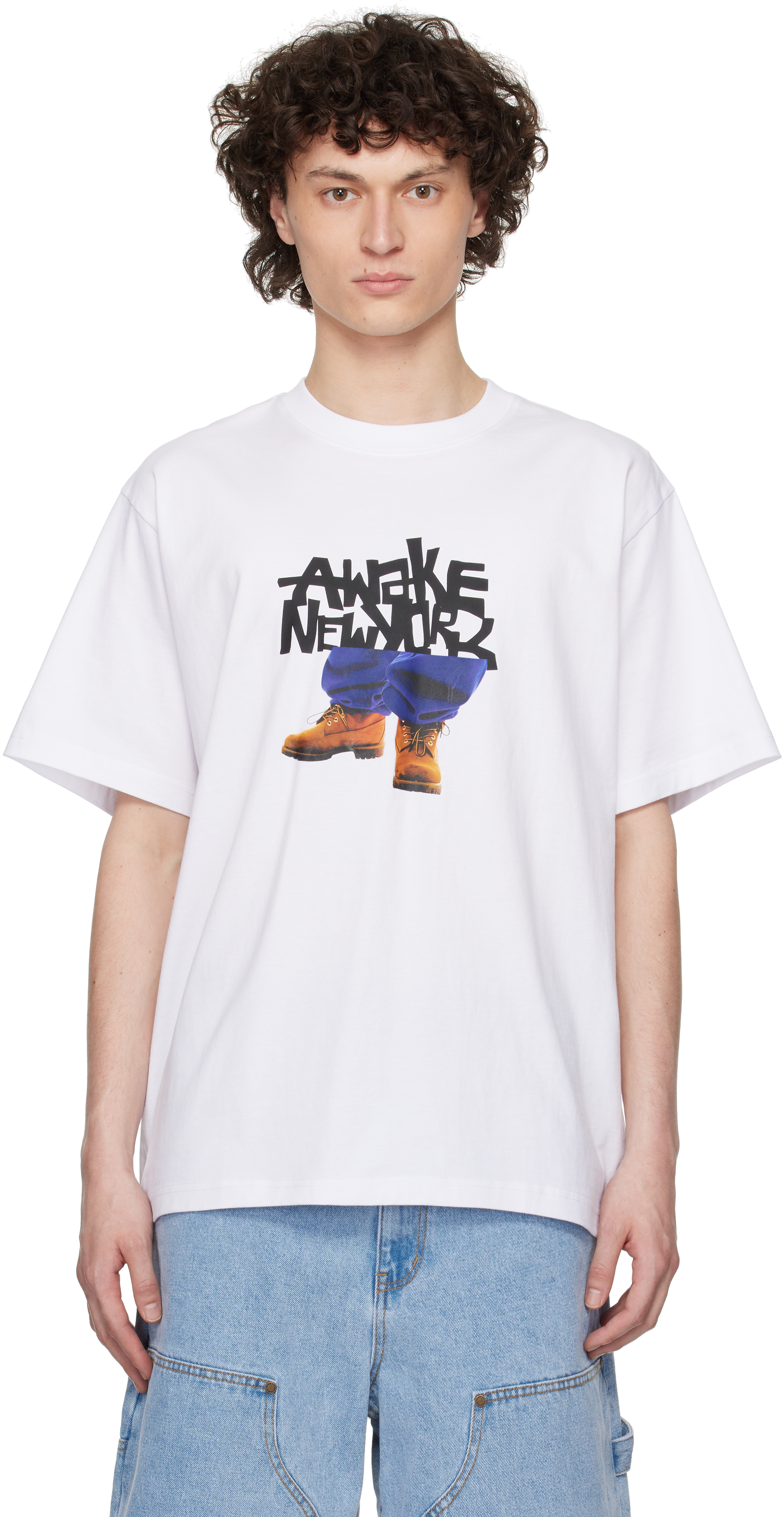 25SS★新作★【AWAKE NY】Stomper グラフィックTシャツ Awake Ny メンズ tシャツ | SSENSE 日本