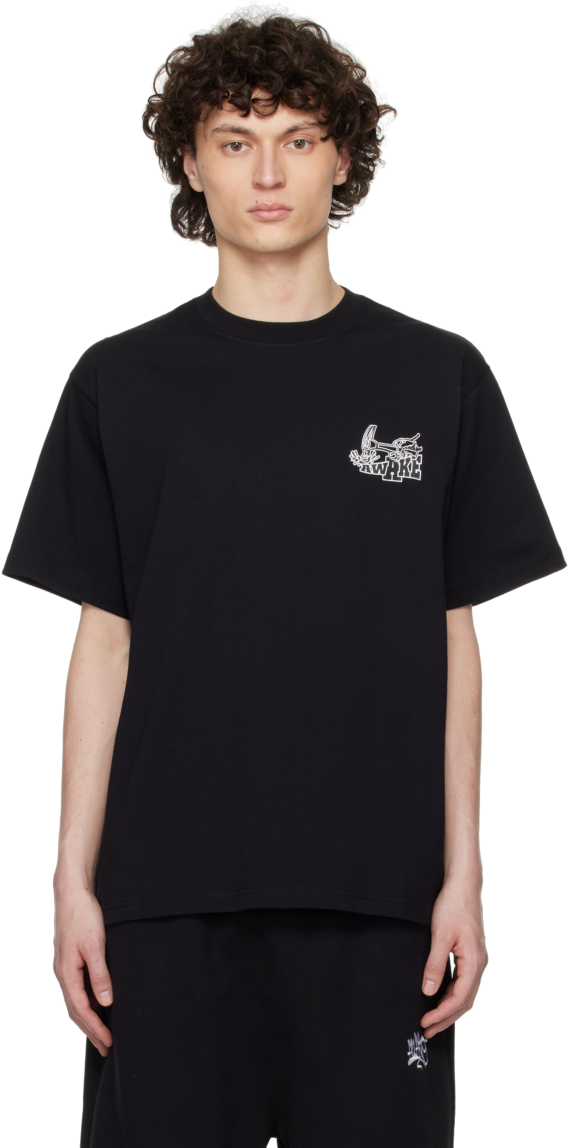 【関税込み】Awake NY ホワイト Crosshair グラフィックTシャツ Awake NY Crosshair Tee - White – Kith