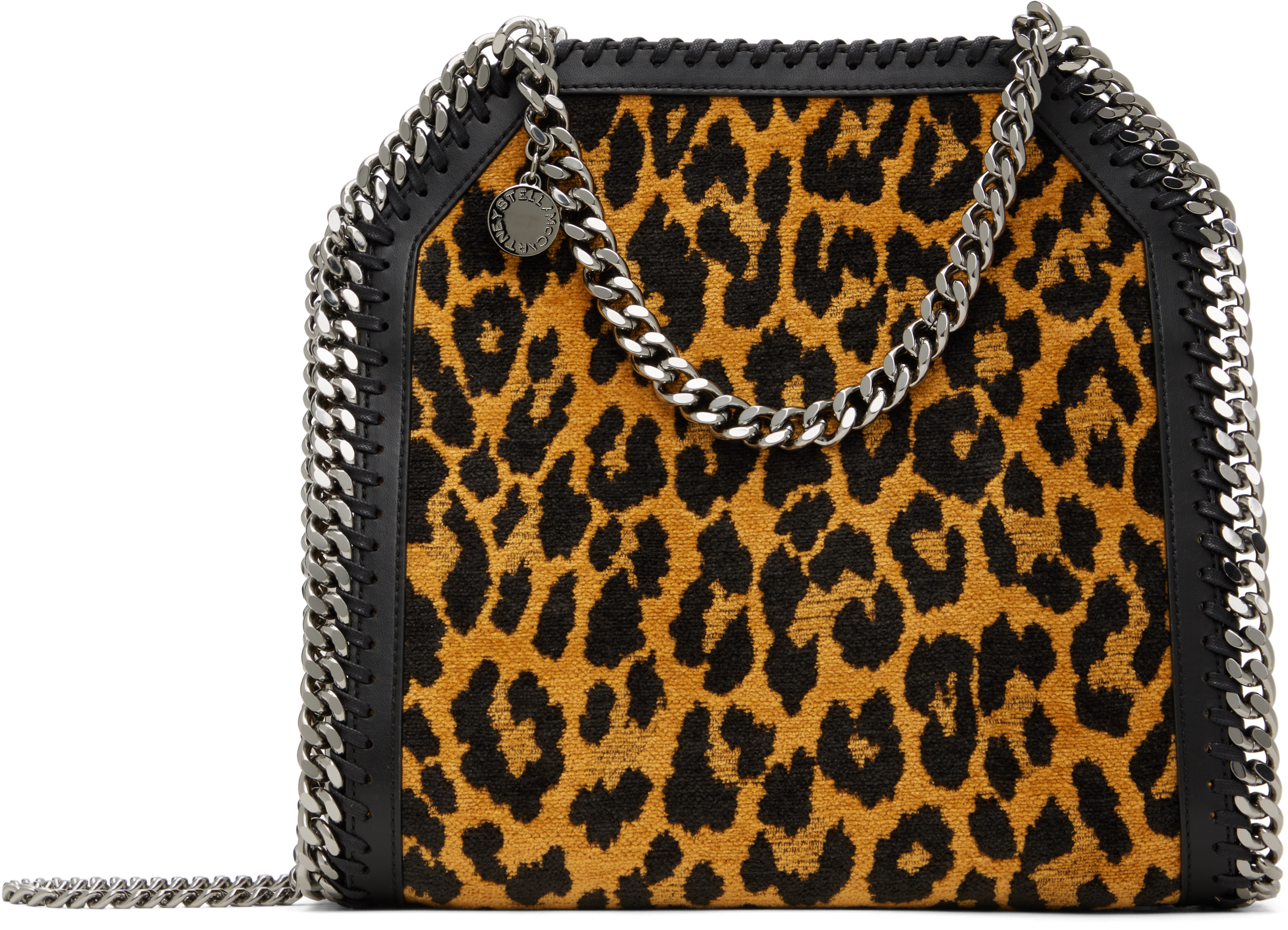 Black & Tan Leopard Falabella Mini Bag