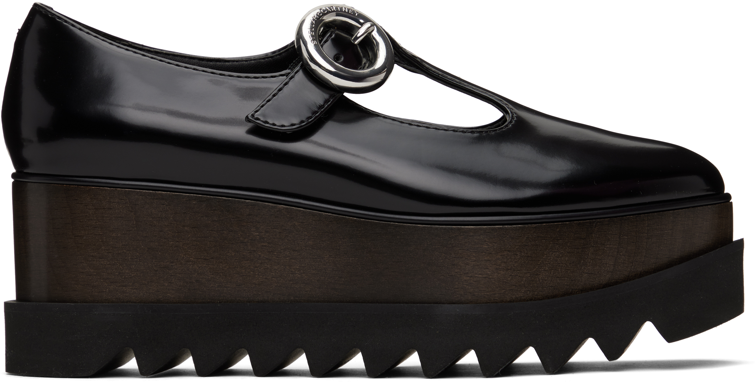 StellaMccartney★ Elyse T-Bar Platform Mary Janes Women Black Elyse T-Bar Platform Mary Janes | Stella