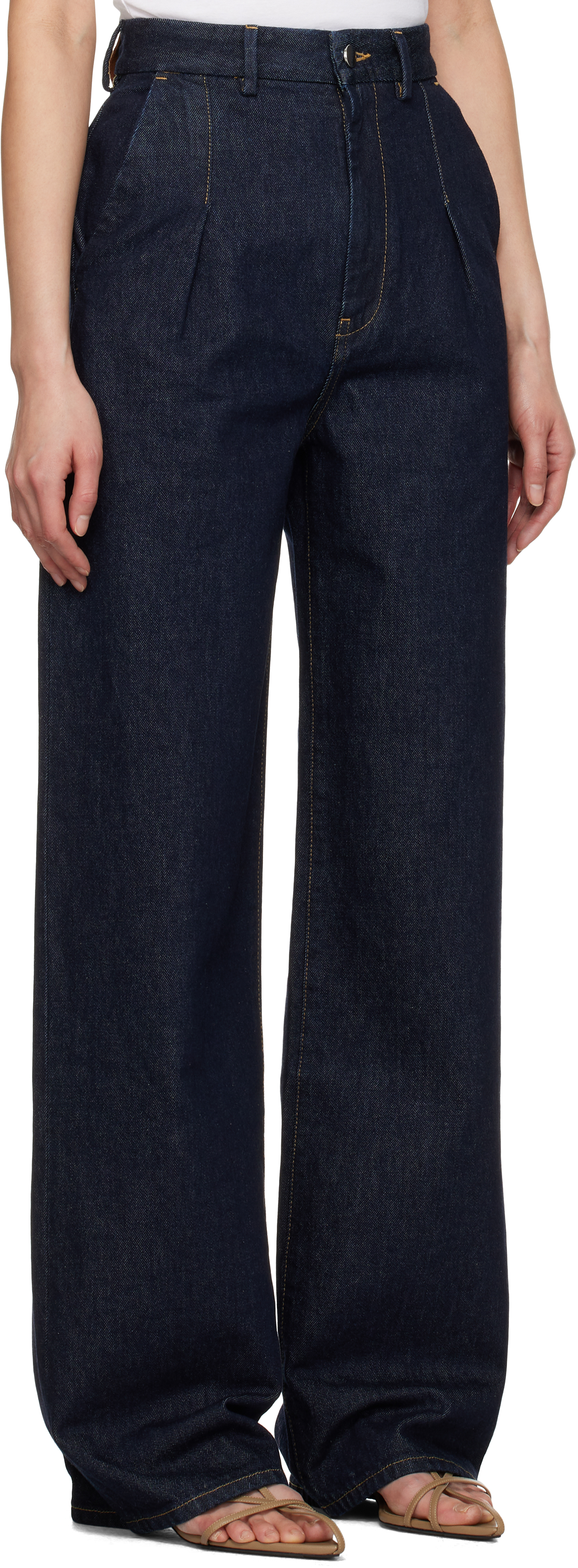 LOULOU STUDIO INDIGO ATTU JEANS