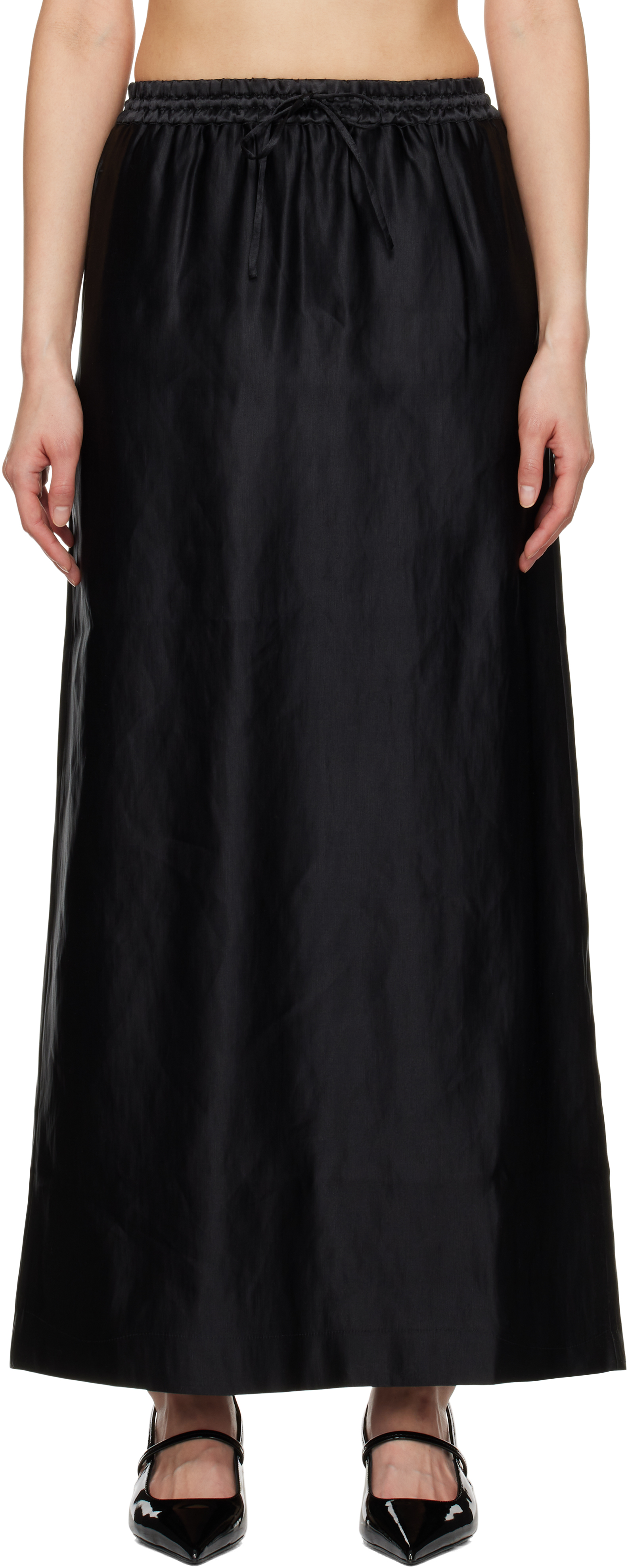 【関税込み】Loulou de Saison ロングスカート LouLou De Saison Ekare スカート | レッド | FARFETCH JP