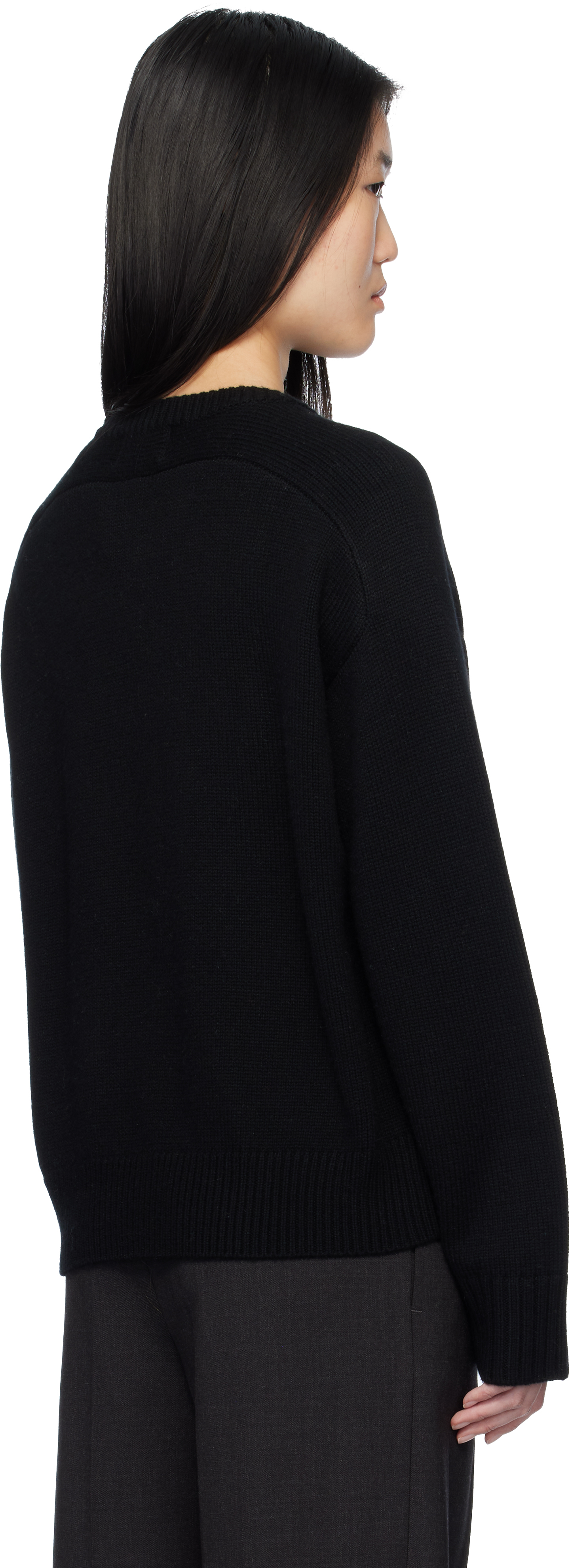 Shop Loulou Studio Black Aidar Cardigan