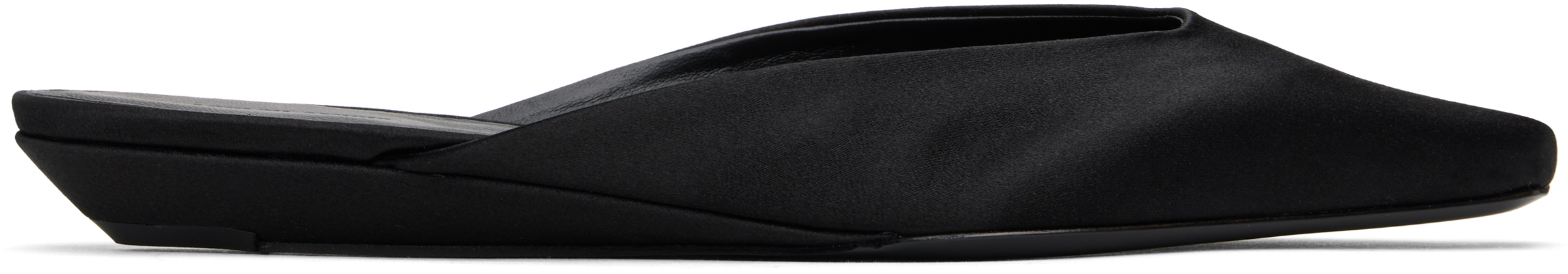 Black Petros Mules by Loulou de Saison on Sale